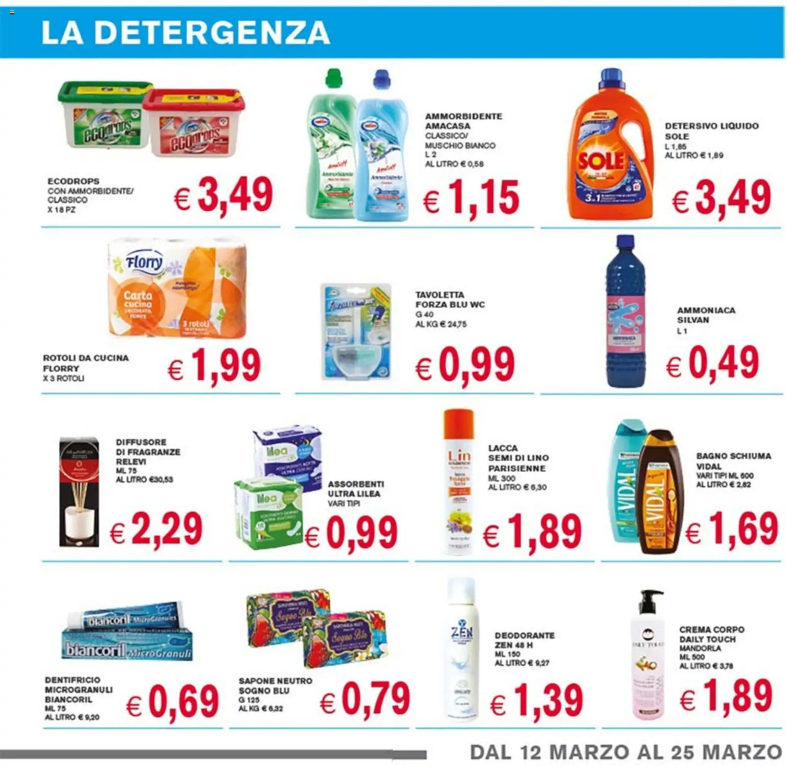Volantino Coal del 12.03.2026 | Pagina: 11 | Prodotti: Crema, Deodorante, Dentifricio, Ammorbidente