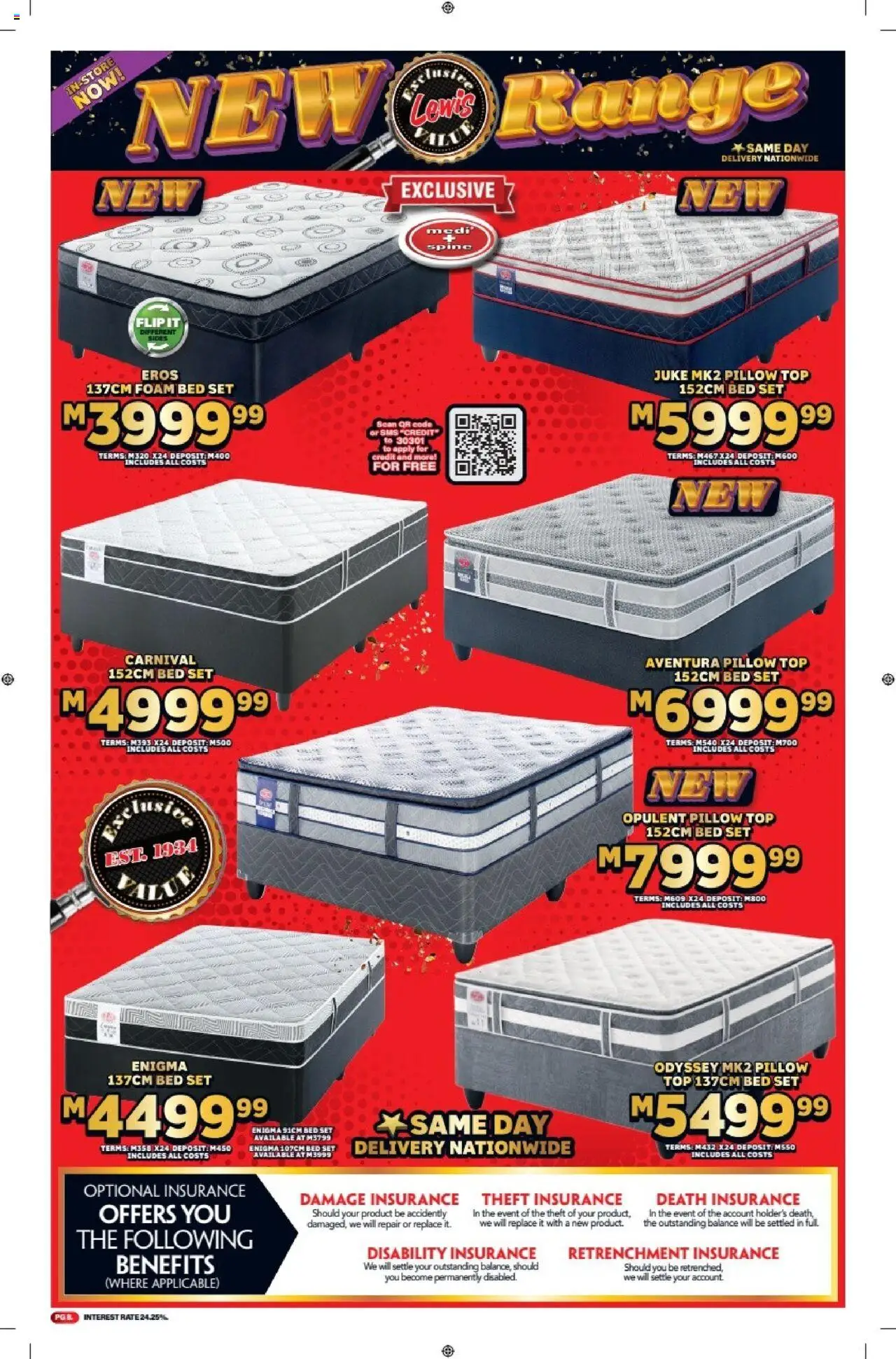 Lewis Stores - Lesotho Brochure │ valid from 11.08.2025 | Page: 8 | Products: Bed, Pillow, Foam