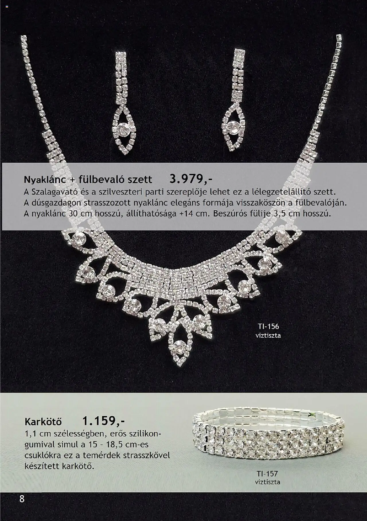 Betly akciós ujság - amely érvényes a következő dátumtól: 03.10.2025 | Oldal: 8 | Termékek: Karkötő