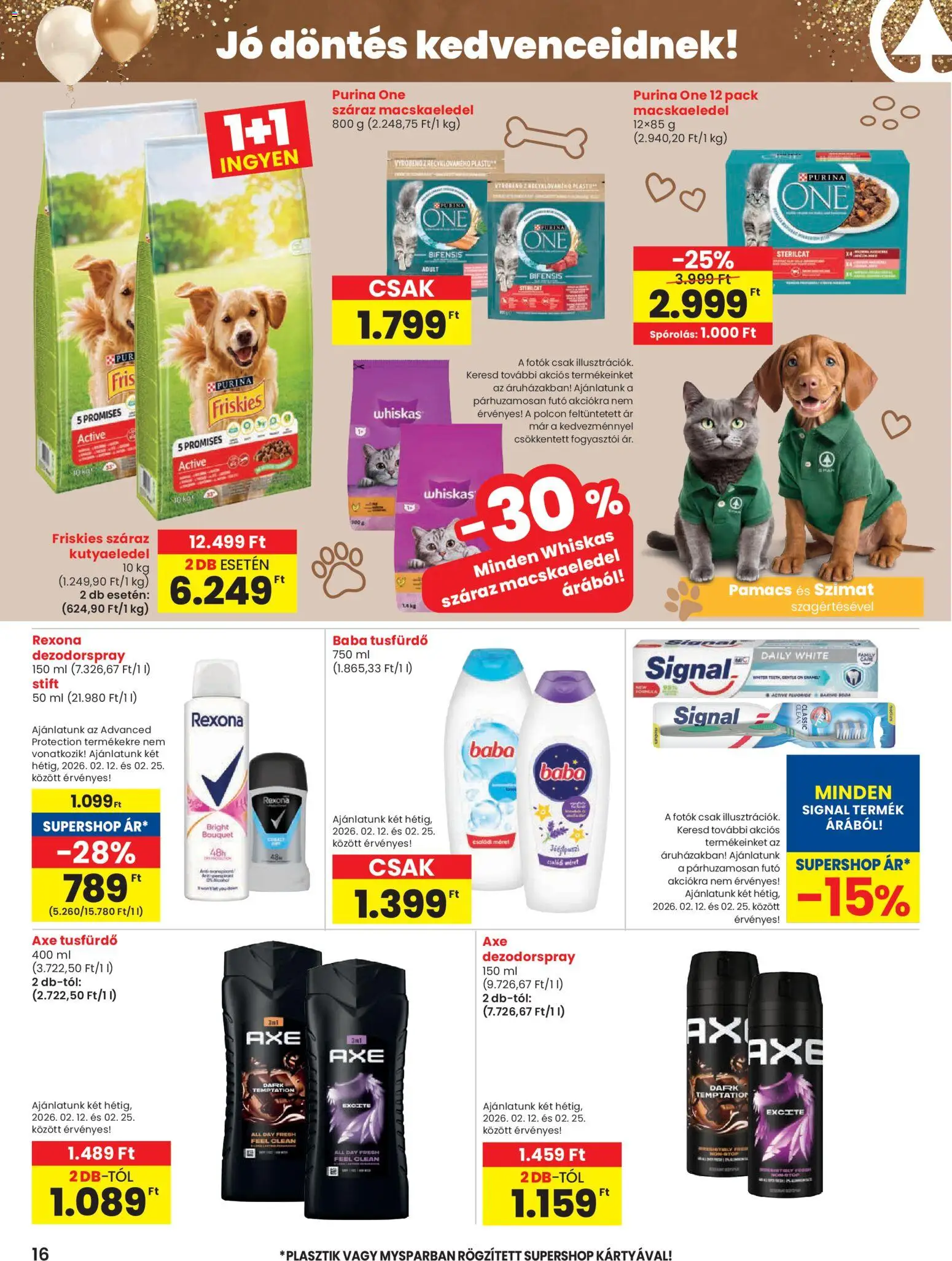 Spar akciós ujság - amely érvényes a következő dátumtól: 12.02.2026 | Oldal: 16