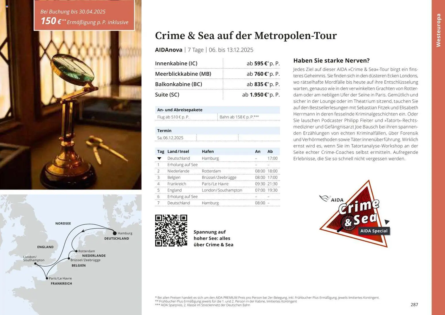 Aida Prospekt 	 | 01.10.2025 | Wie erhält man einen begrenzten Rabatt? | Deutschland