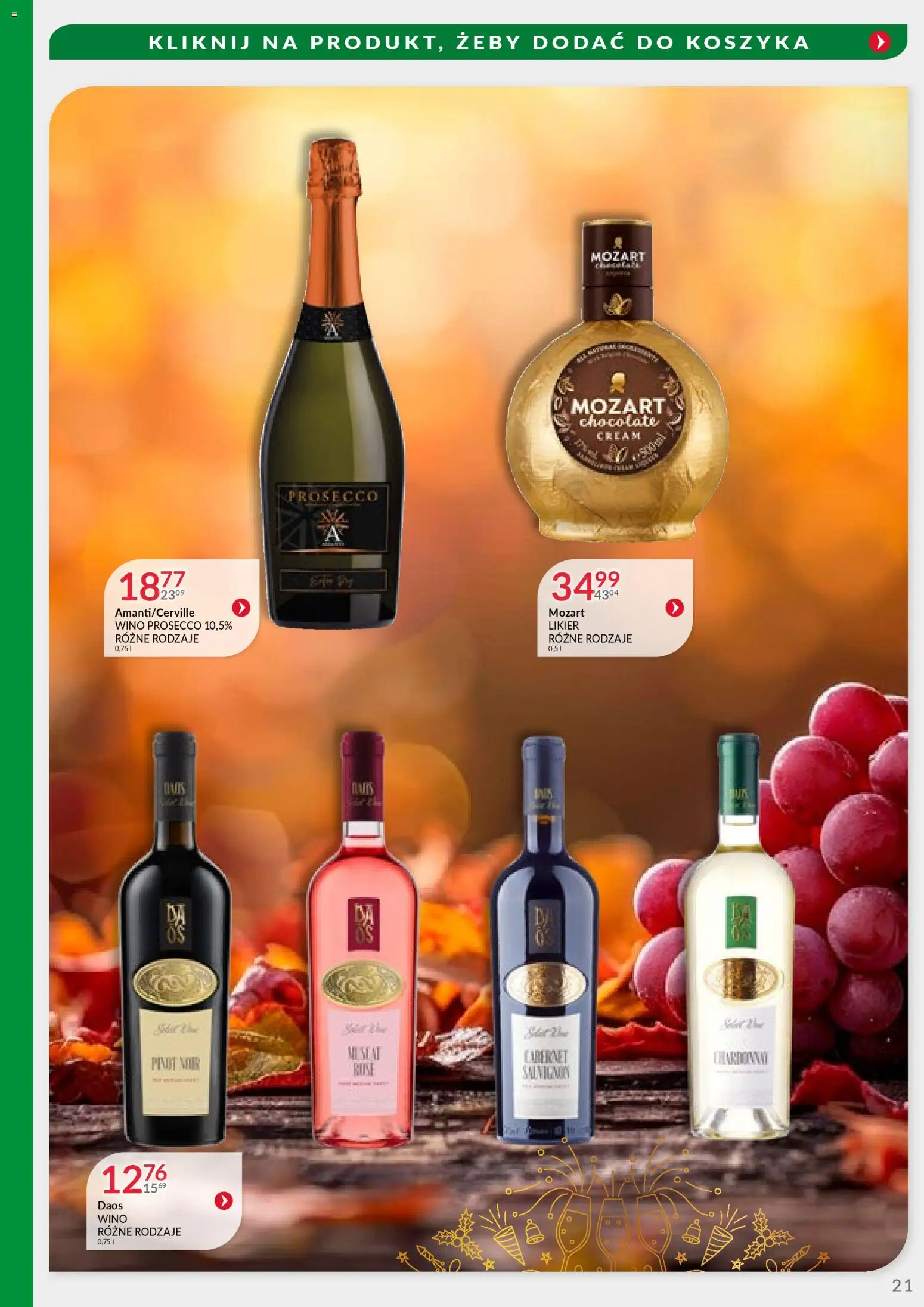 Eurocash Gazetka - Handlowa MR Południowy-Wschód od 22.12.2025 | Strona: 21 | Produkty: Wino, Prosecco