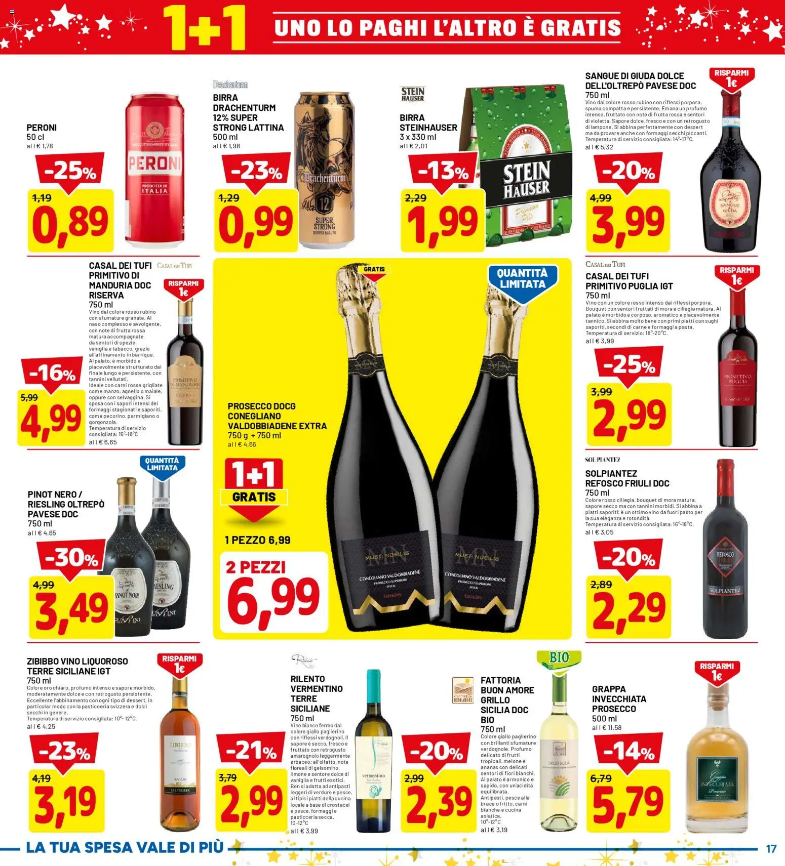 Volantino D Più del 01.12.2025 | Pagina: 17 | Prodotti: Limone, Scala, Agnello, Vino bianco
