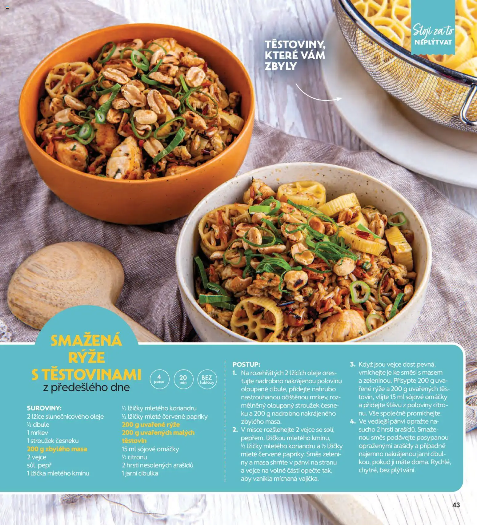 Albert magazín od 01.01.2026 | Strana: 43 | Produkty: Lžíce, Rýže, Mrkev, Arašídy