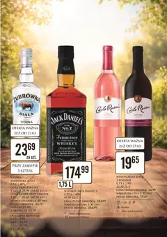 Pogląd oferty "WINO CARLO ROSSI, 2 rodzaje, 0,75 L | 9%" - ważna od 27.03.2026 | Strona: 2 | Produkty: Jack Daniel's, Vodka, Wino, Wódka