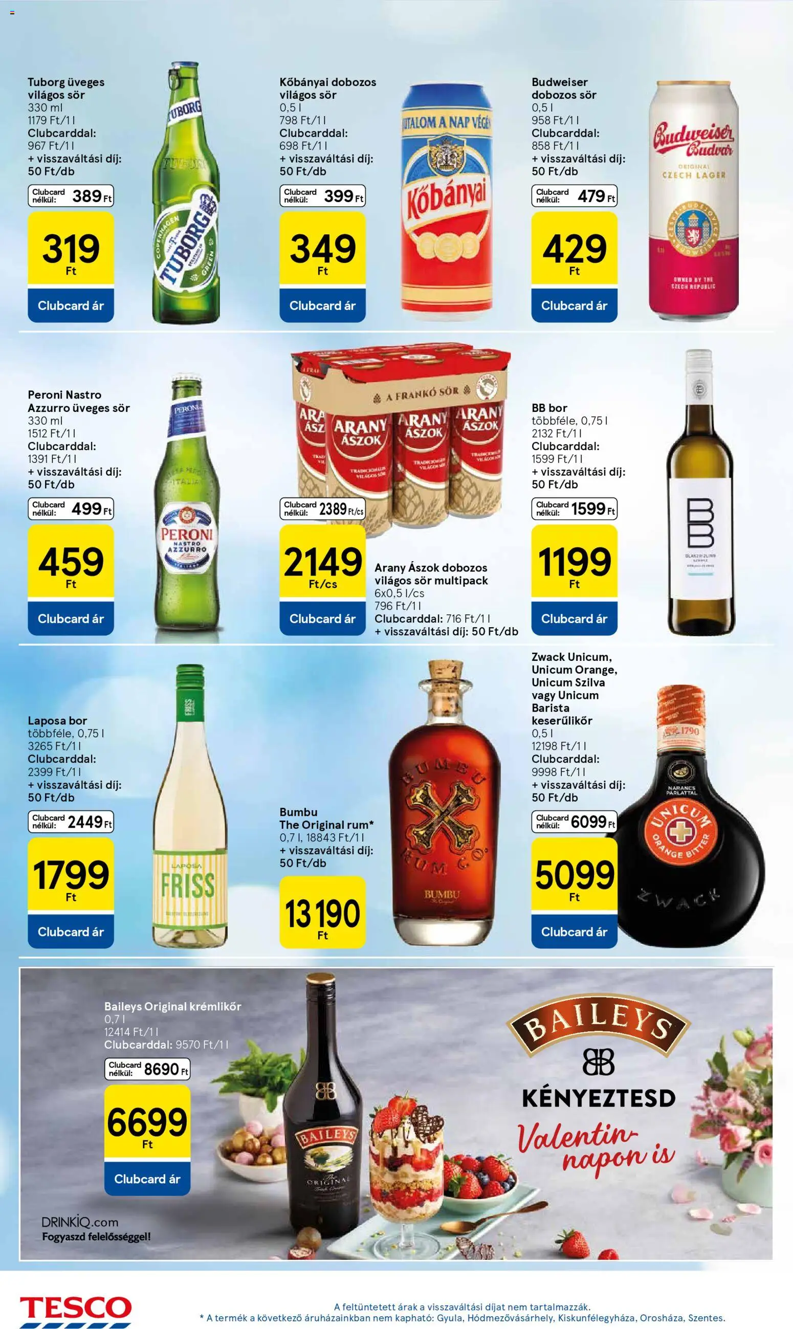 Tesco akciós ujság - amely érvényes a következő dátumtól: 12.02.2026 | Oldal: 28