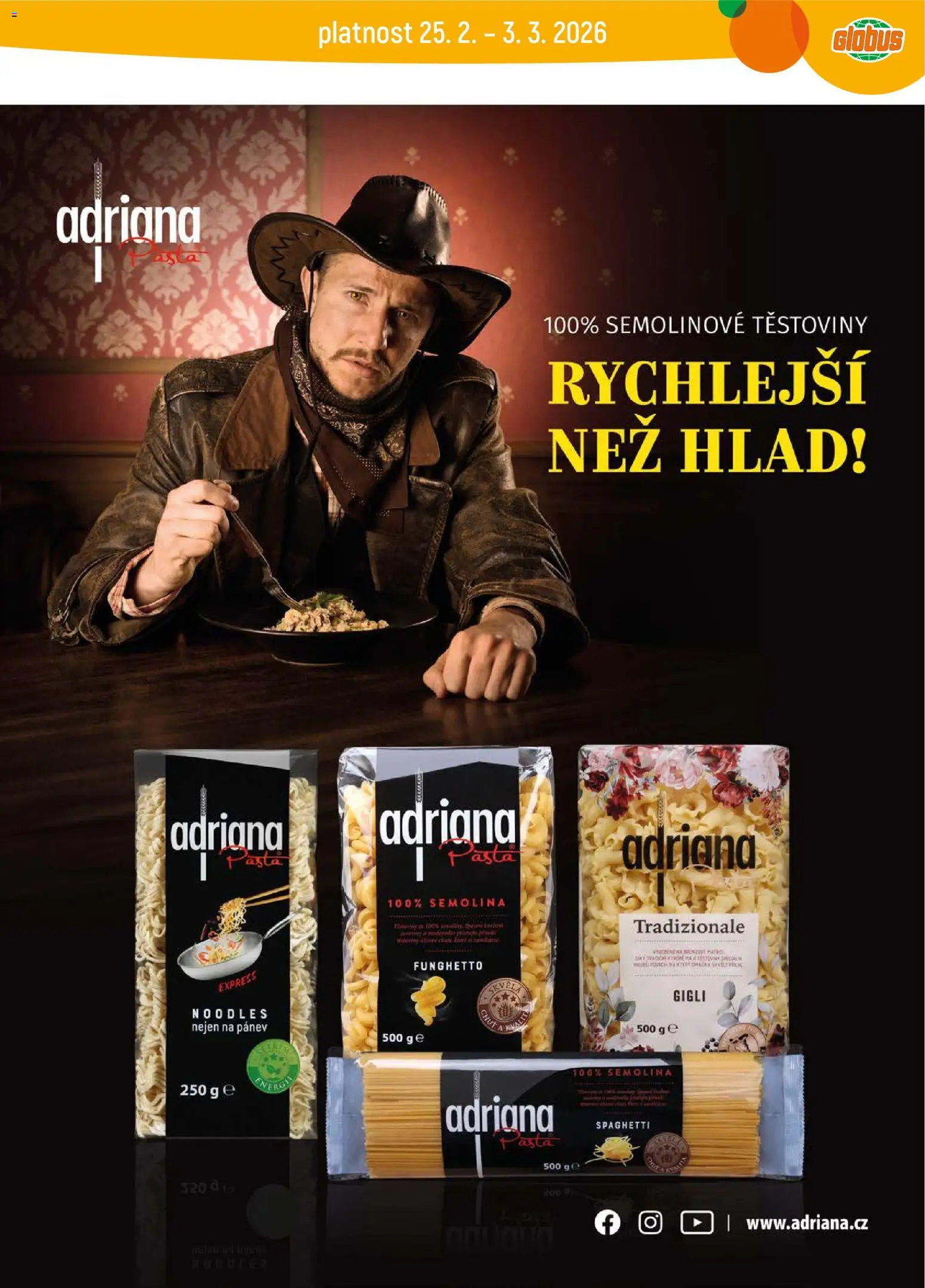Globus leták - Trmice od 25.02.2026 | Strana: 23 | Produkty: Globus, Pánev, Těstoviny, Semolina