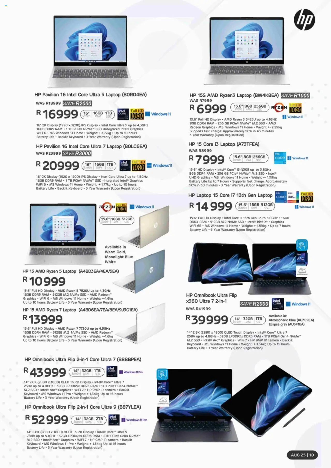 Computer Mania Specials │ valid from 01.08.2025 | Page: 11 | Products: Laptop, Battery