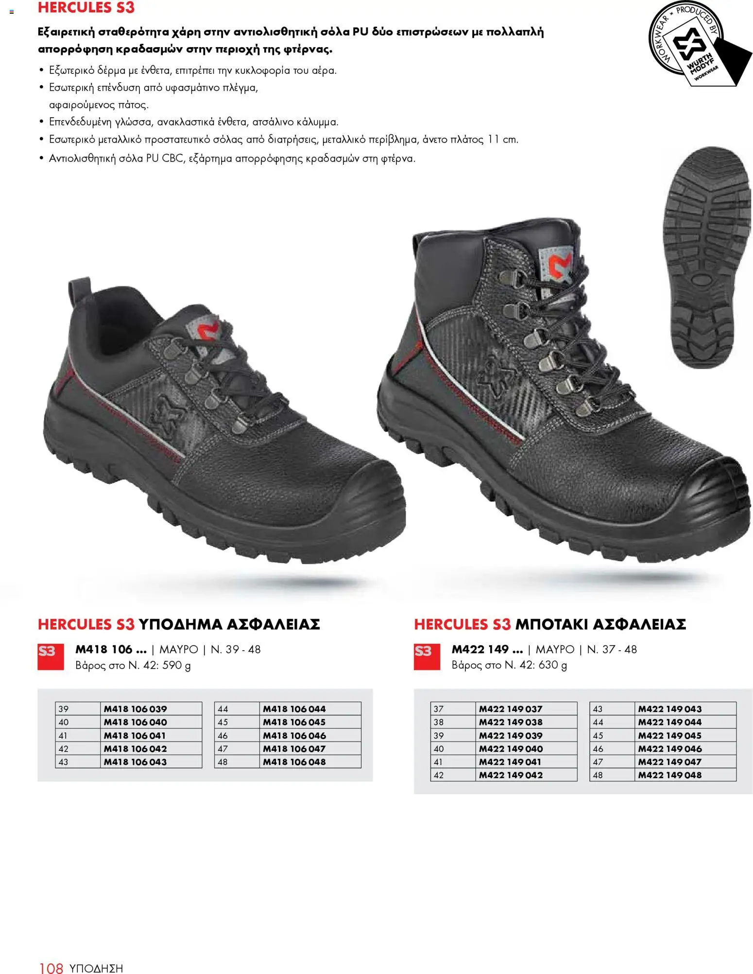 WURTH - ΜΑΠ – σε ισχύ από 01.01.2026 | Σελίδα: 108