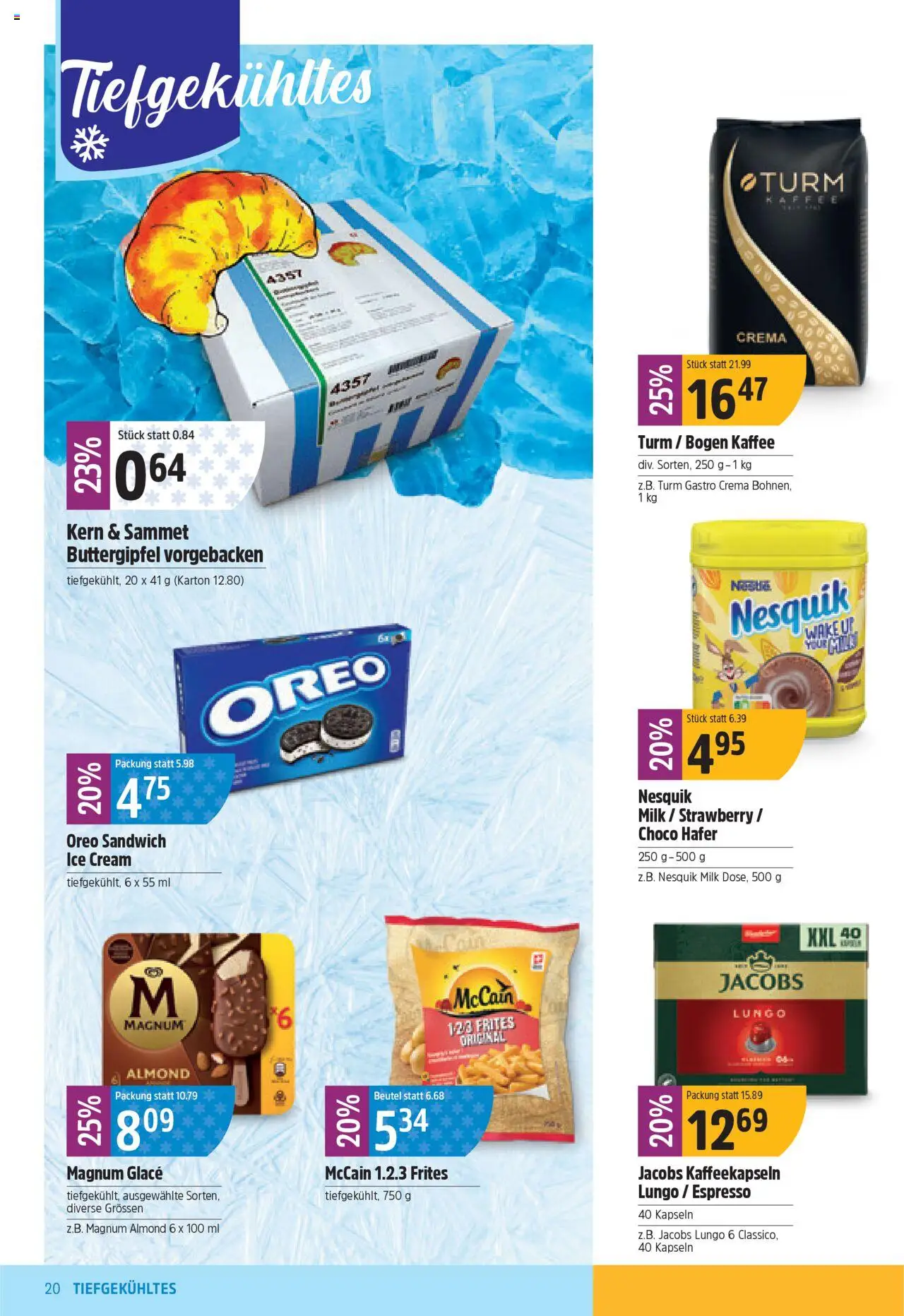 TopCC Aktionen – gültig ab 27.10.2025 | Seite: 20 | Produkte: En Kommode, Glace, Kaffee