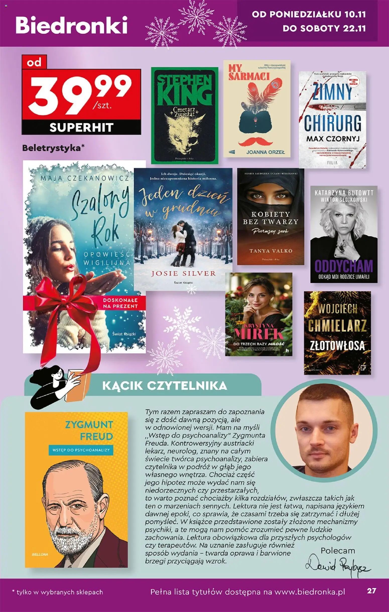 Biedronka gazetka - Hity i inspiracje od 10.11.2025 | Strona: 29 | Produkty: Książki