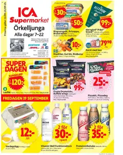 ICA Supermarket - Örkelljunga - Förhandsvisning av reklamblad från butik ICA Supermarket aktuell från 15.09.2025