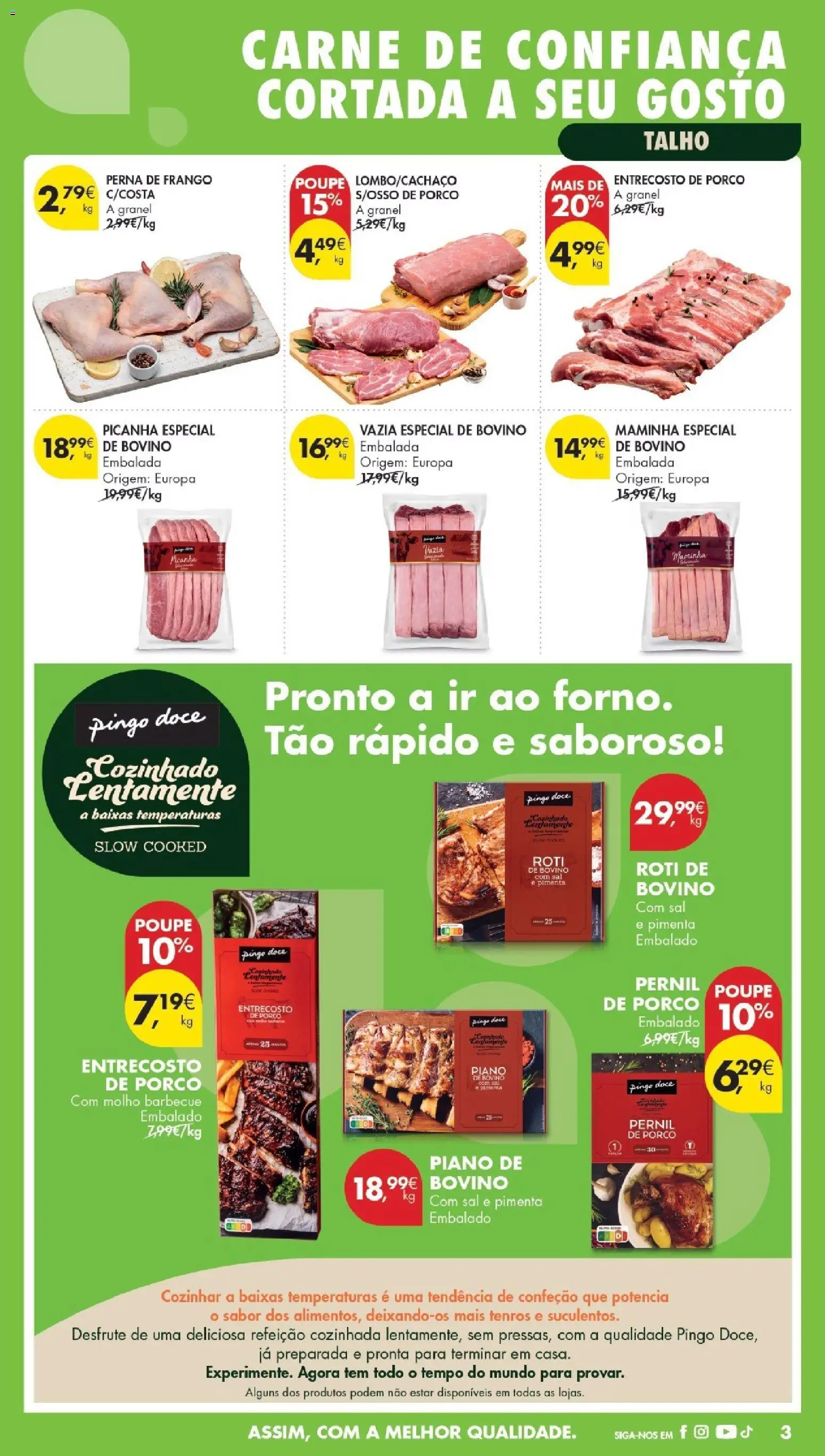 Pingo Doce Poupe Esta Semana Madeira │ válido de 31.03.2026 | Página: 3 | Produtos: Boné, Frango, Pimenta, Carne