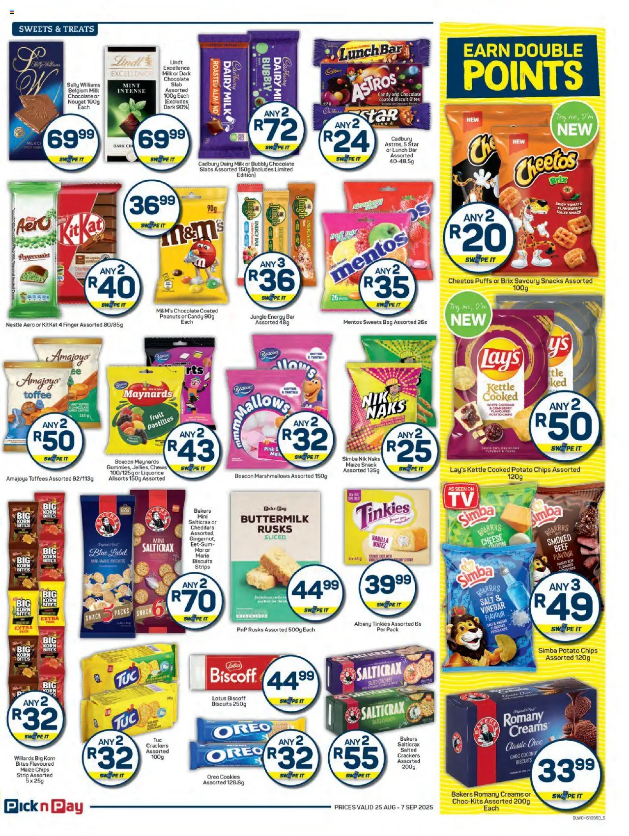 Pick n Pay Western Cape - Specials │ valid from 25.08.2025 | Page: 5 | Products: Bag, Kettle, Rusks, Cookies
