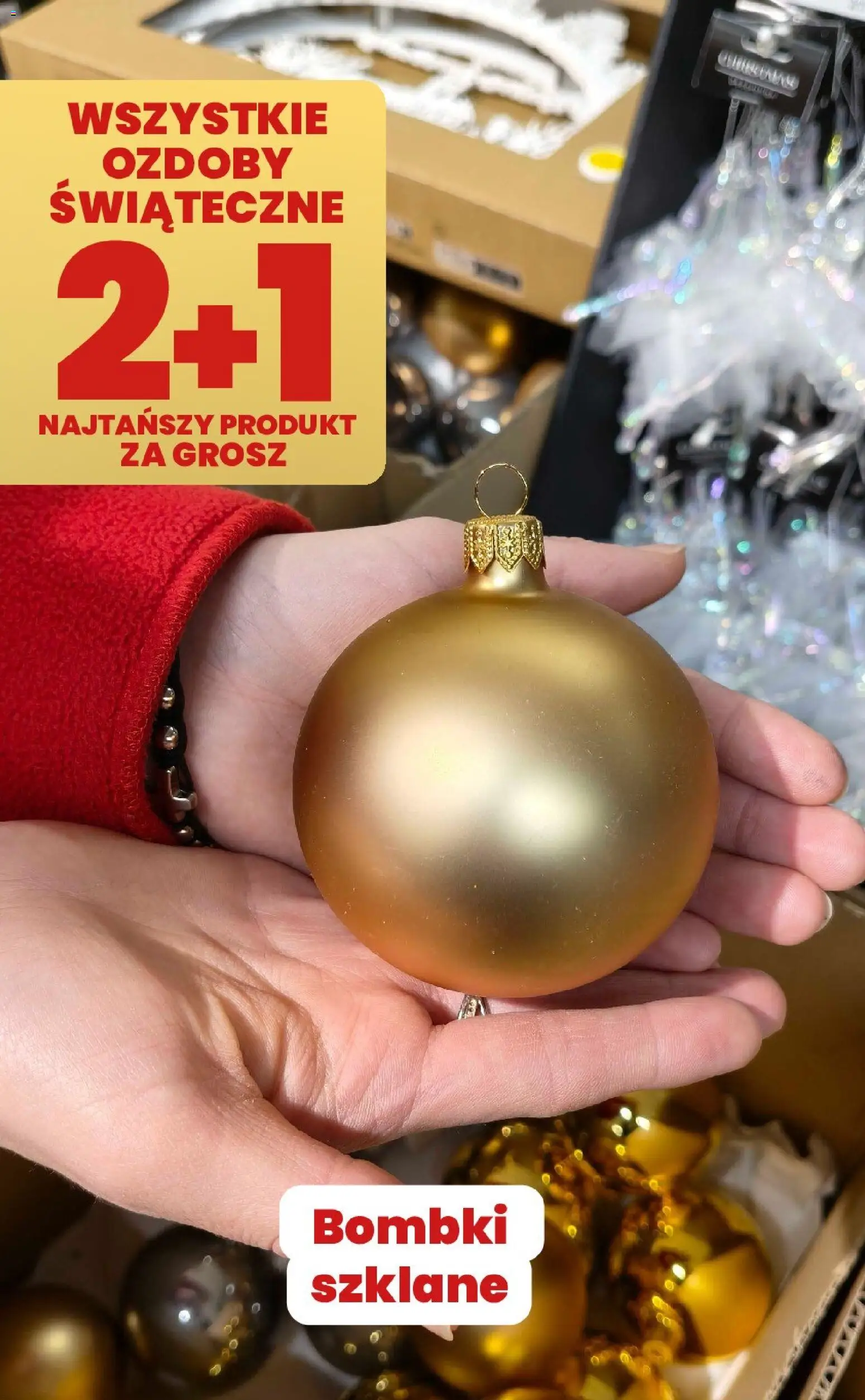 Twój Market Gazetka - Wszystkie ozdoby świąteczne 2+1 za grosz od 19.12.2025 | Strona: 4 | Produkty: Ozdoby świąteczne