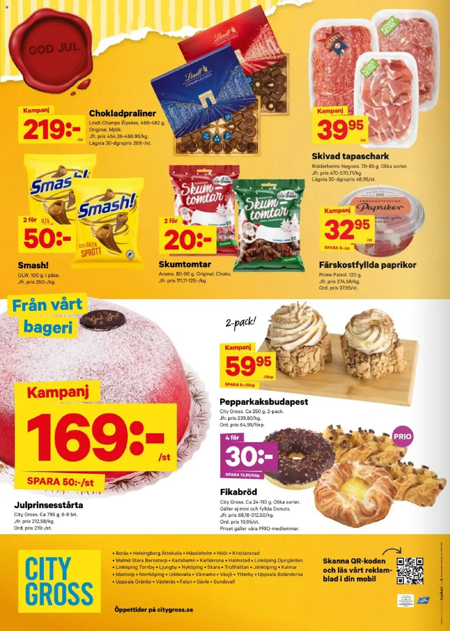 City Gross reklamblad aktuell från 22.12.2025 | Sida: 8 | Produkter: Bageri, Galler