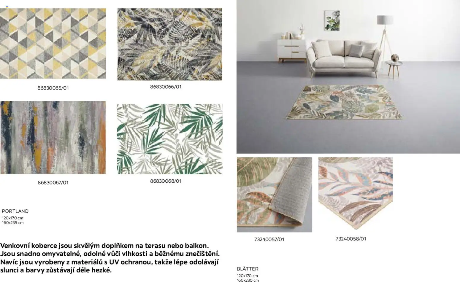 Möbelix leták - Zahradní nábytek od 01.03.2026 | Strana: 78 | Produkty: Koberce, Barvy