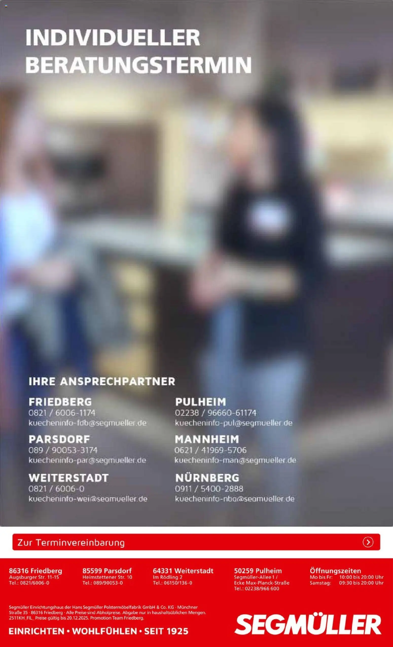 Segmüller Küchen Spezial – gültig ab 01.11.2025 | Seite: 24 | Produkte: Uhr
