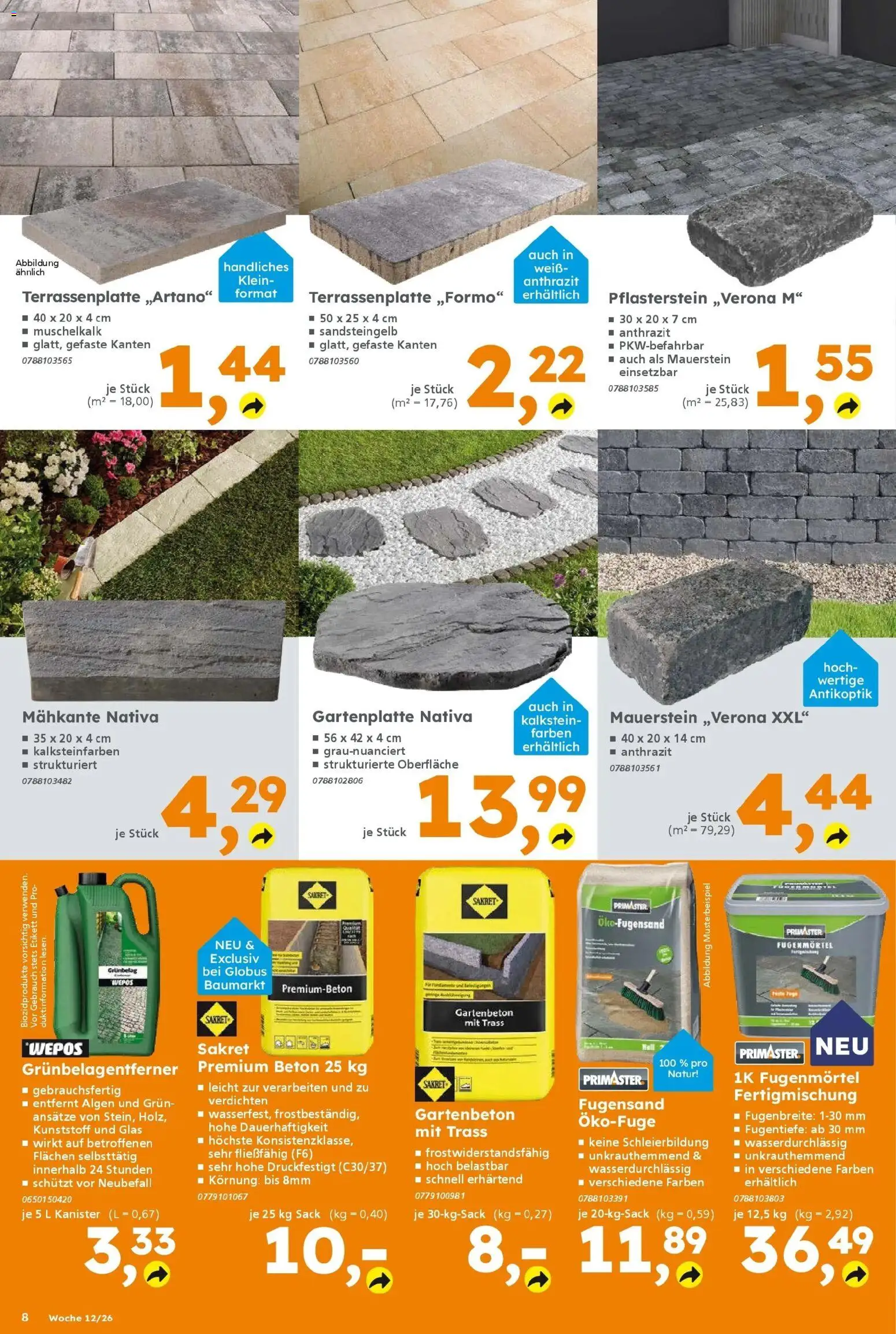 Globus Baumarkt Prospekt Hermeskeil	 – gültig ab 16.03.2026 | Seite: 8