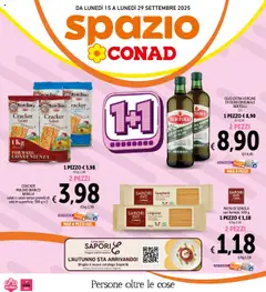 Anteprima del volantino Volantino Spazio Conad valido a partire dal 15.09.2025