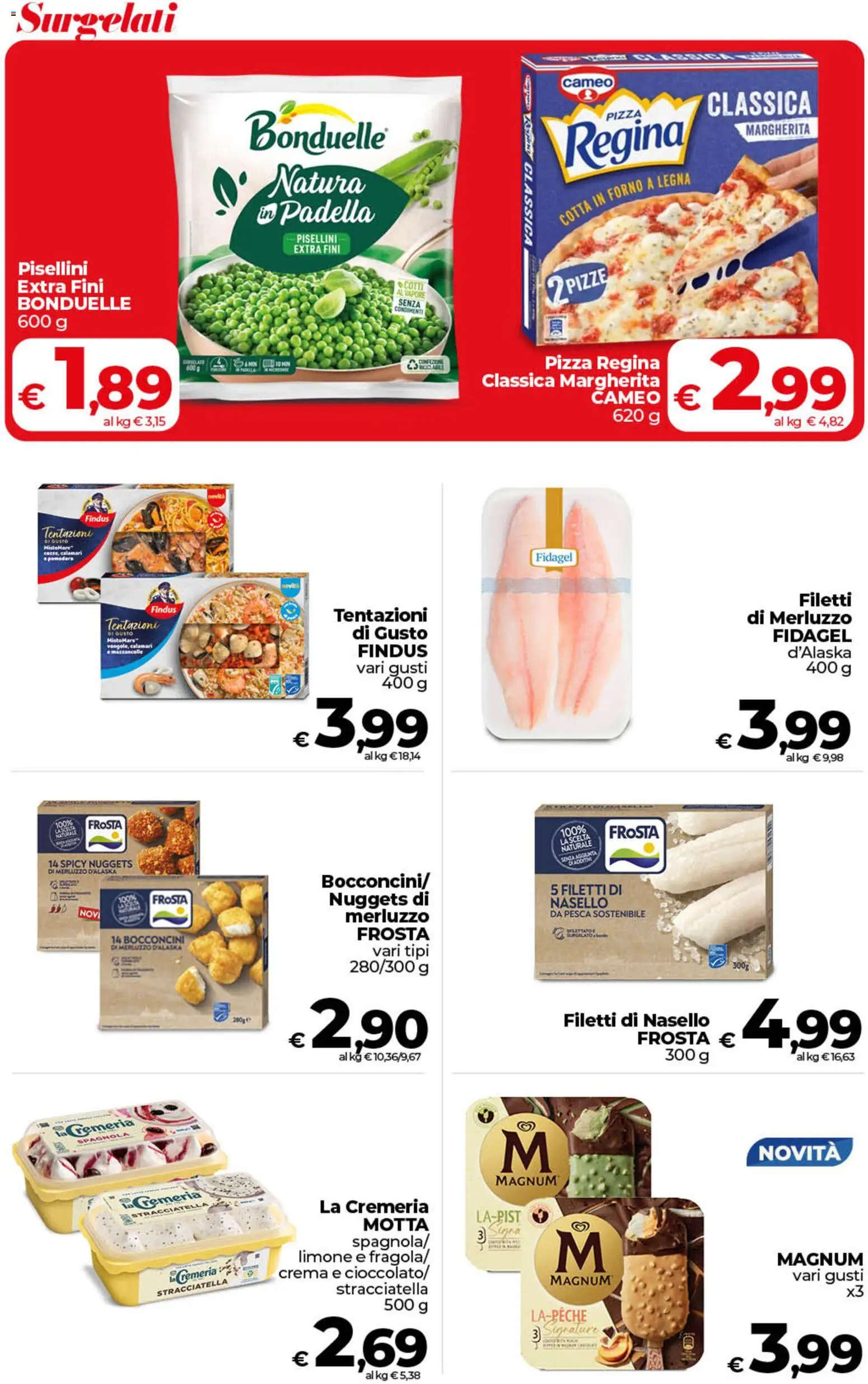 Volantino COOP del 17.03.2026 | Pagina: 33 | Prodotti: Crema, Merluzzo, Mazzancolle, Calamari