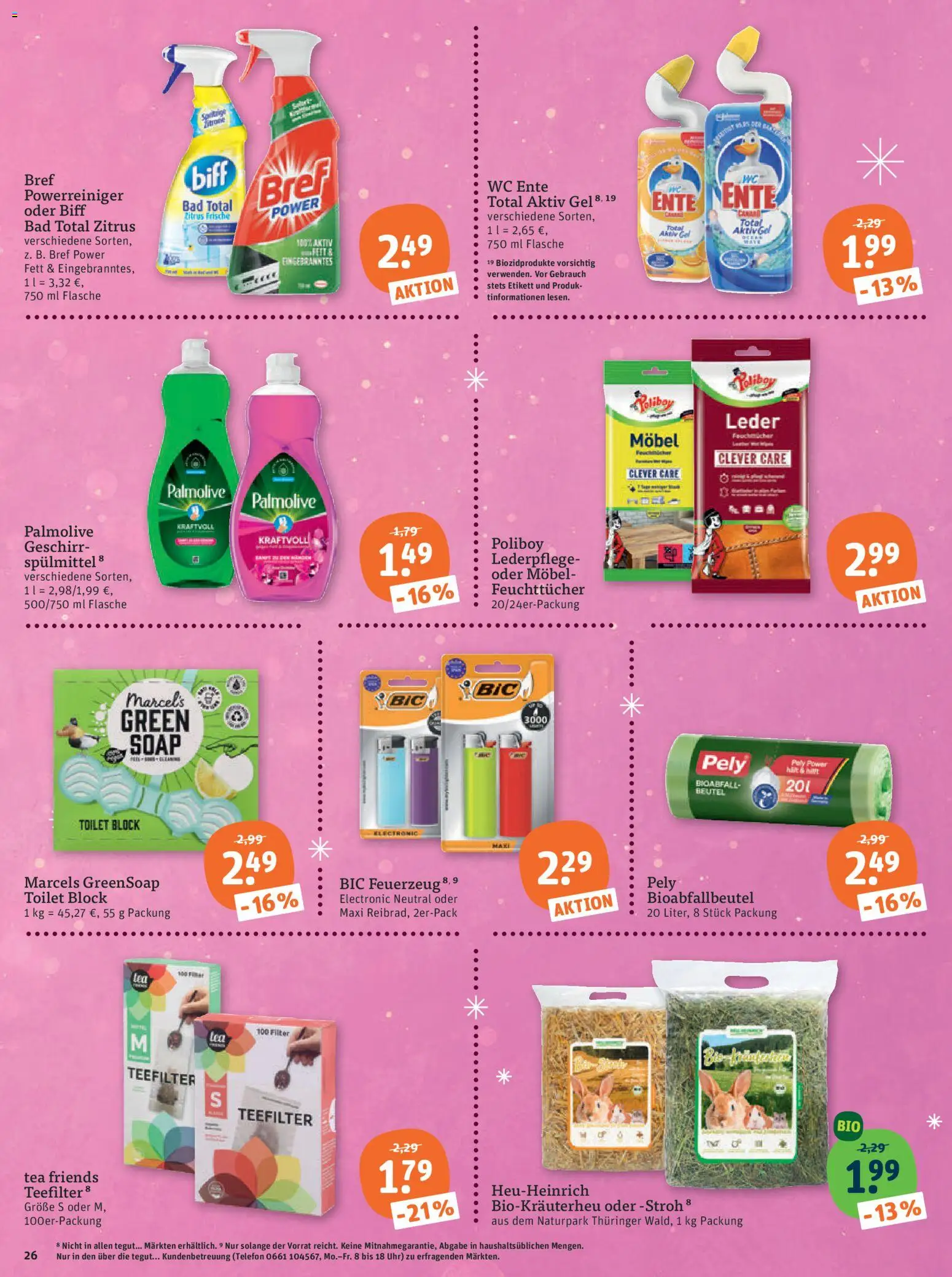 Tegut Prospekt – gültig ab 01.12.2025 | Seite: 28 | Produkte: Bad, Telefon, Uhr, Ente
