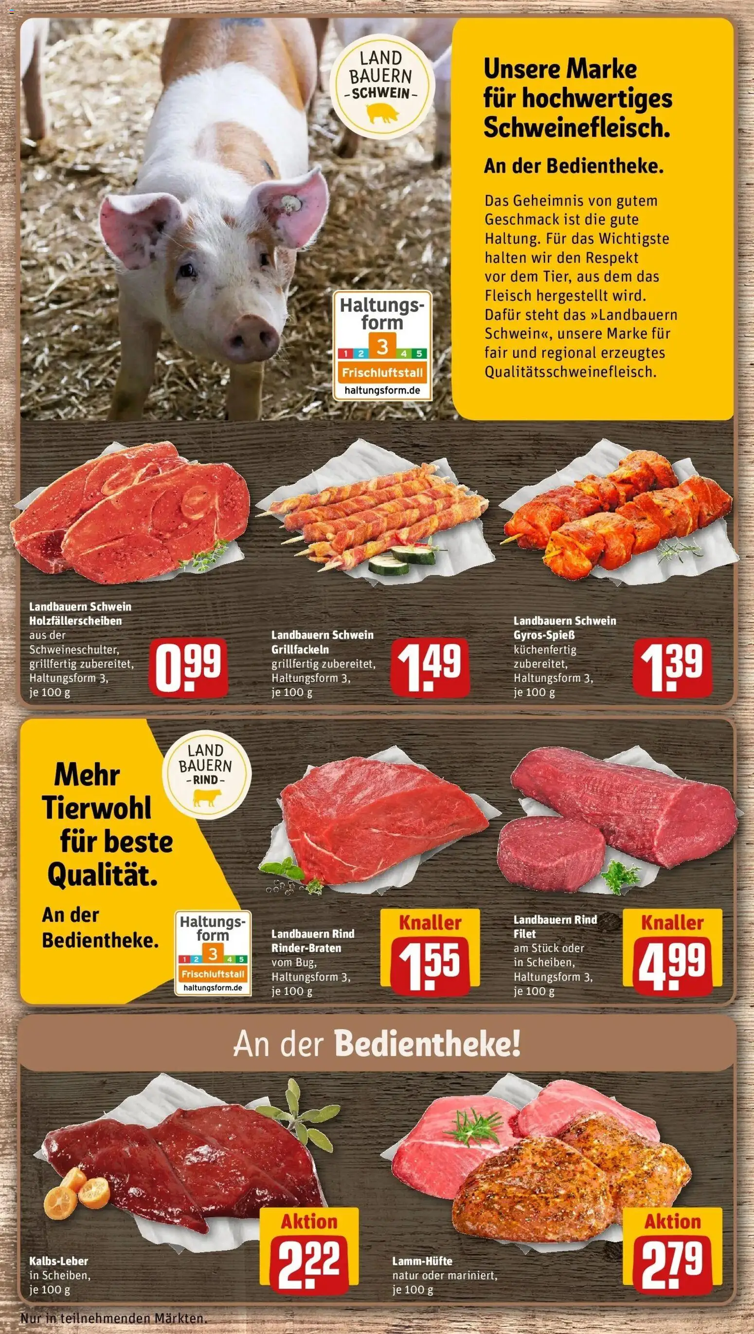 Rewe Prospekt Ehrenkirchen / Kirchhofen	 – gültig ab 15.03.2026 | Seite: 12 | Produkte: Rinderbraten, Kalbsleber, Fleisch