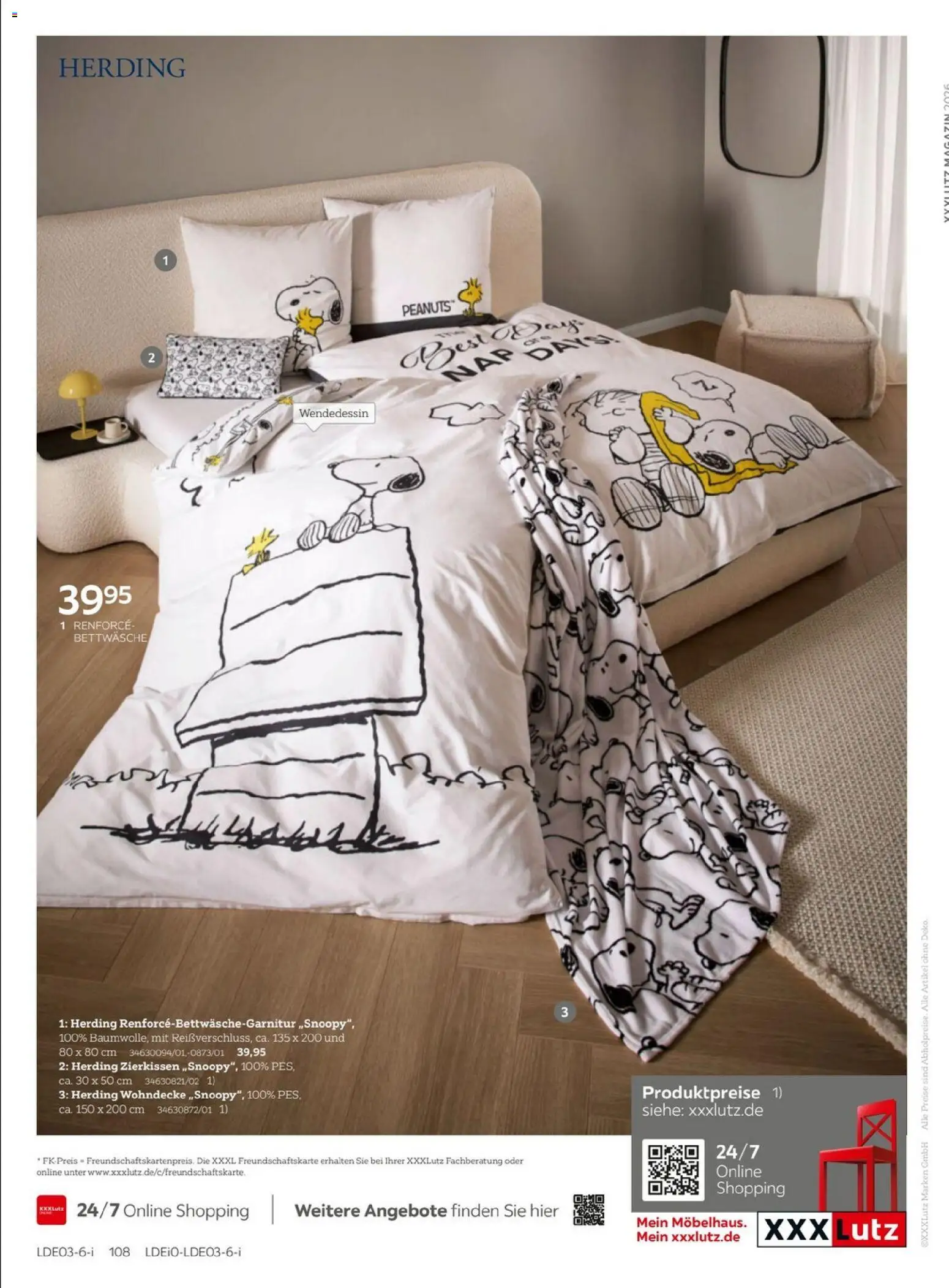 XXXL Lutz Schöner Einrichten – gültig ab 01.03.2026 | Seite: 108 | Produkte: Bettwäsche