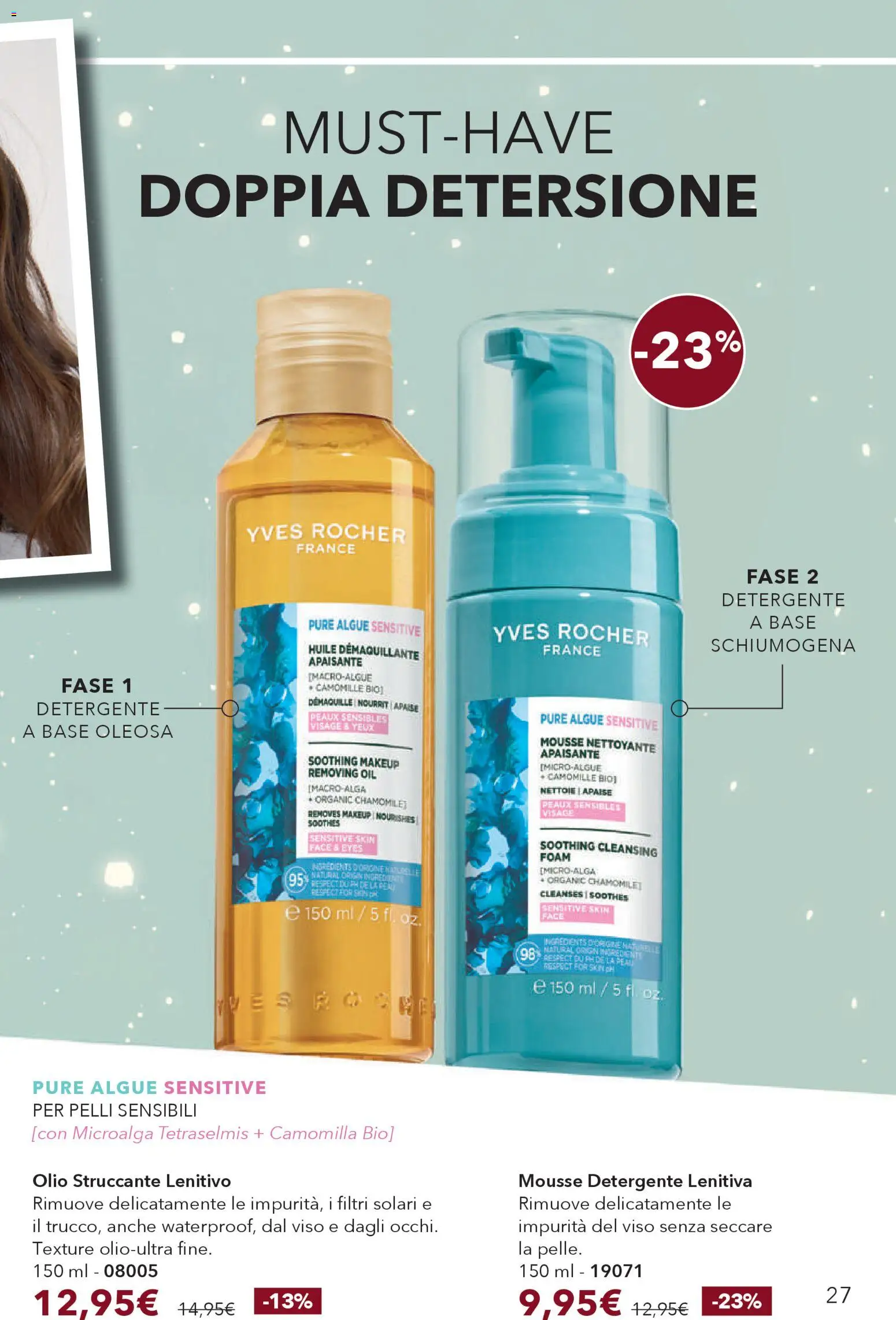 Volantino Yves Rocher del 29.11.2025 | Pagina: 27 | Prodotti: Struccante, Detergente, Olio