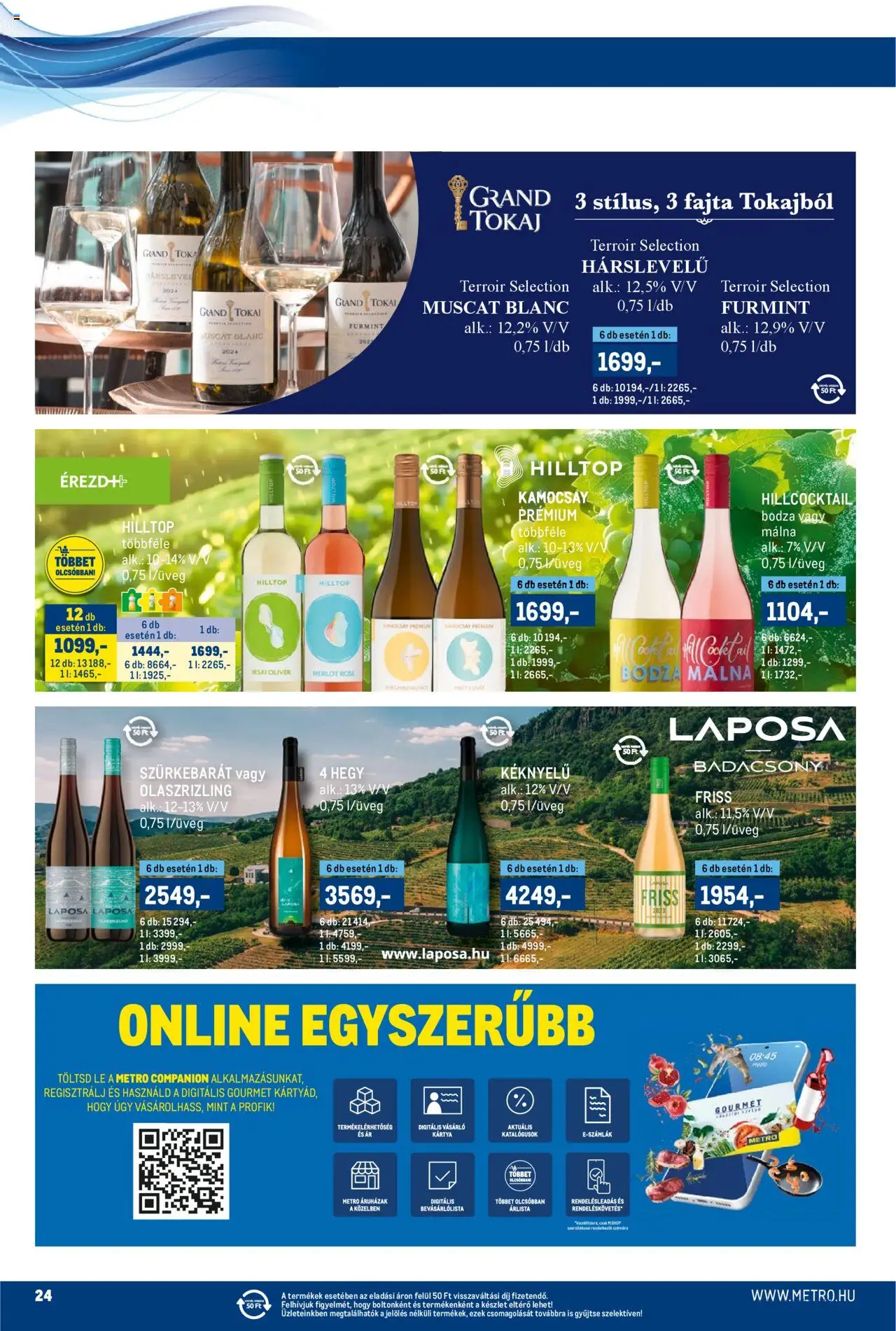 Metro akciós ujság - amely érvényes a következő dátumtól: 01.06.2025 | Oldal: 24 | Termékek: Málna, Tök
