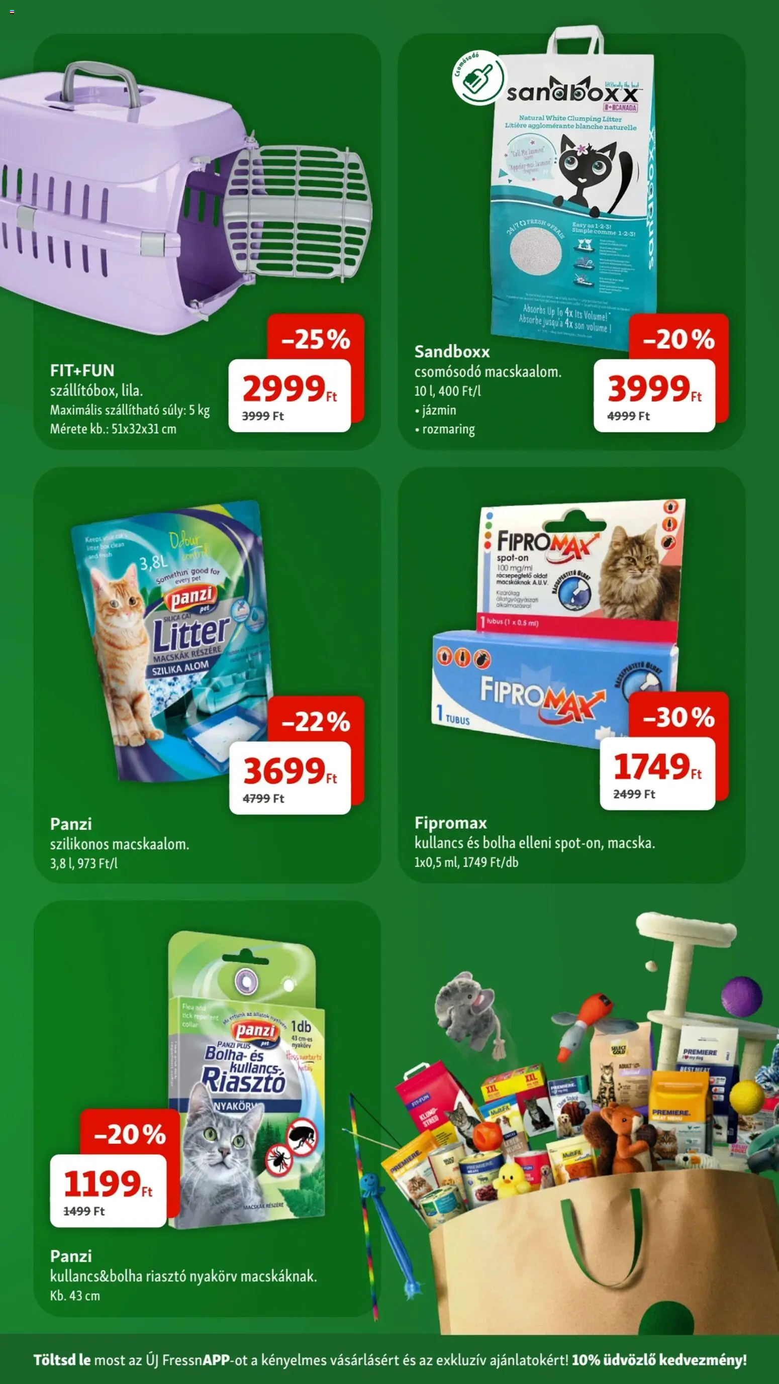 Fressnapf akciós ujság - amely érvényes a következő dátumtól: 09.04.2026 | Oldal: 11 | Termékek: Riasztó