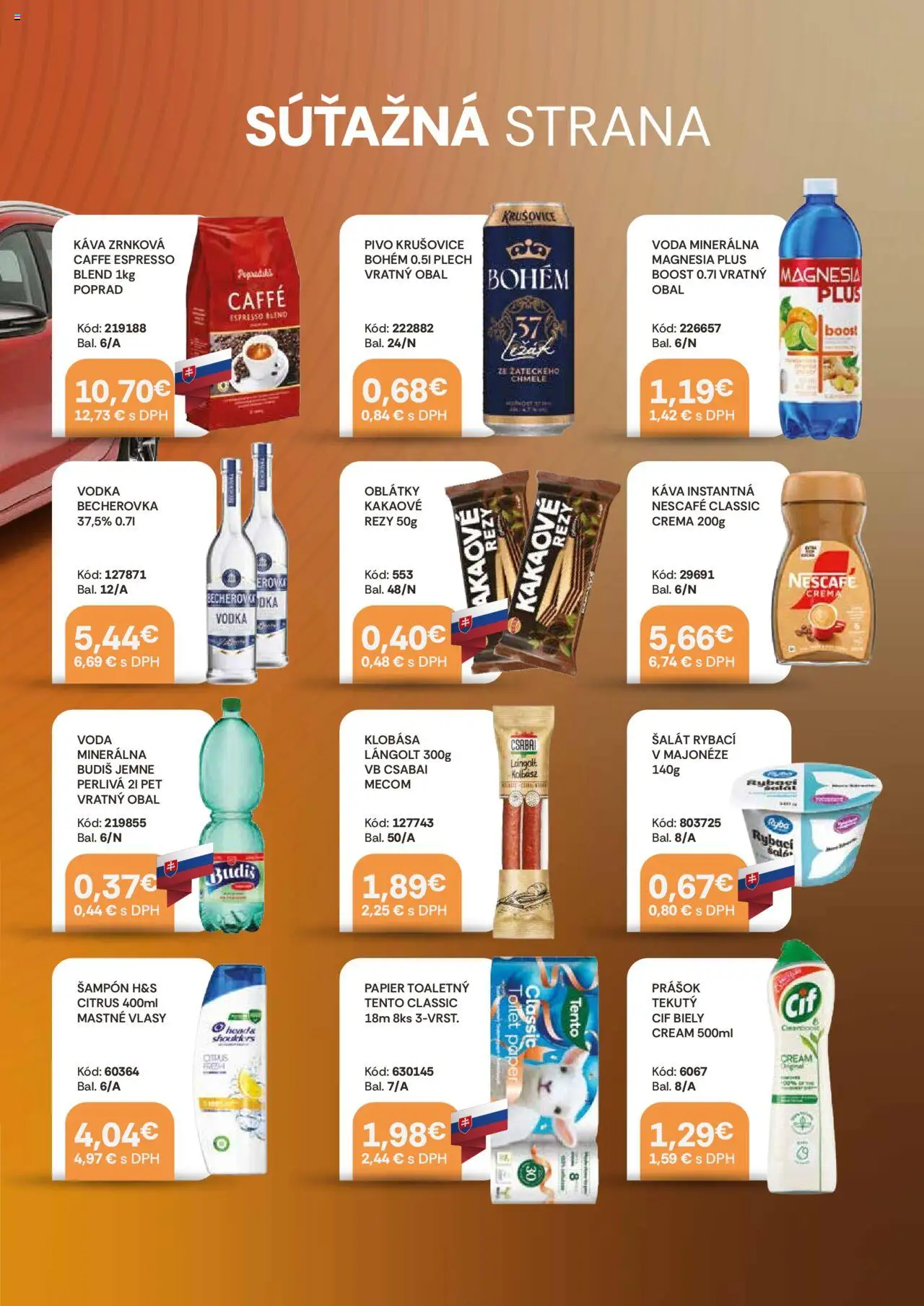 Labaš magazín │ platný od 25.07.2025 | Strana: 3 | Produkty: Becherovka, Šampón, Budiš, Krušovice