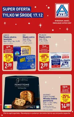 Pogląd oferty "Aldi Gazetka - Super oferta tylko w środę" - ważna od 17.12.2025