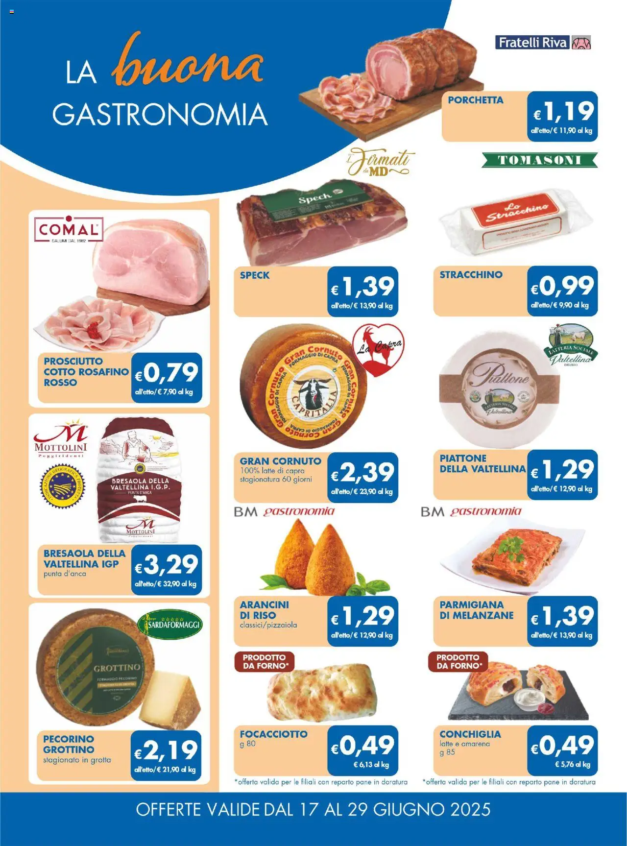 Volantino MD Discount del 17.06.2025 | Pagina: 19 | Prodotti: Speck, Prosciutto Cotto, Prosciutto, Stracchino