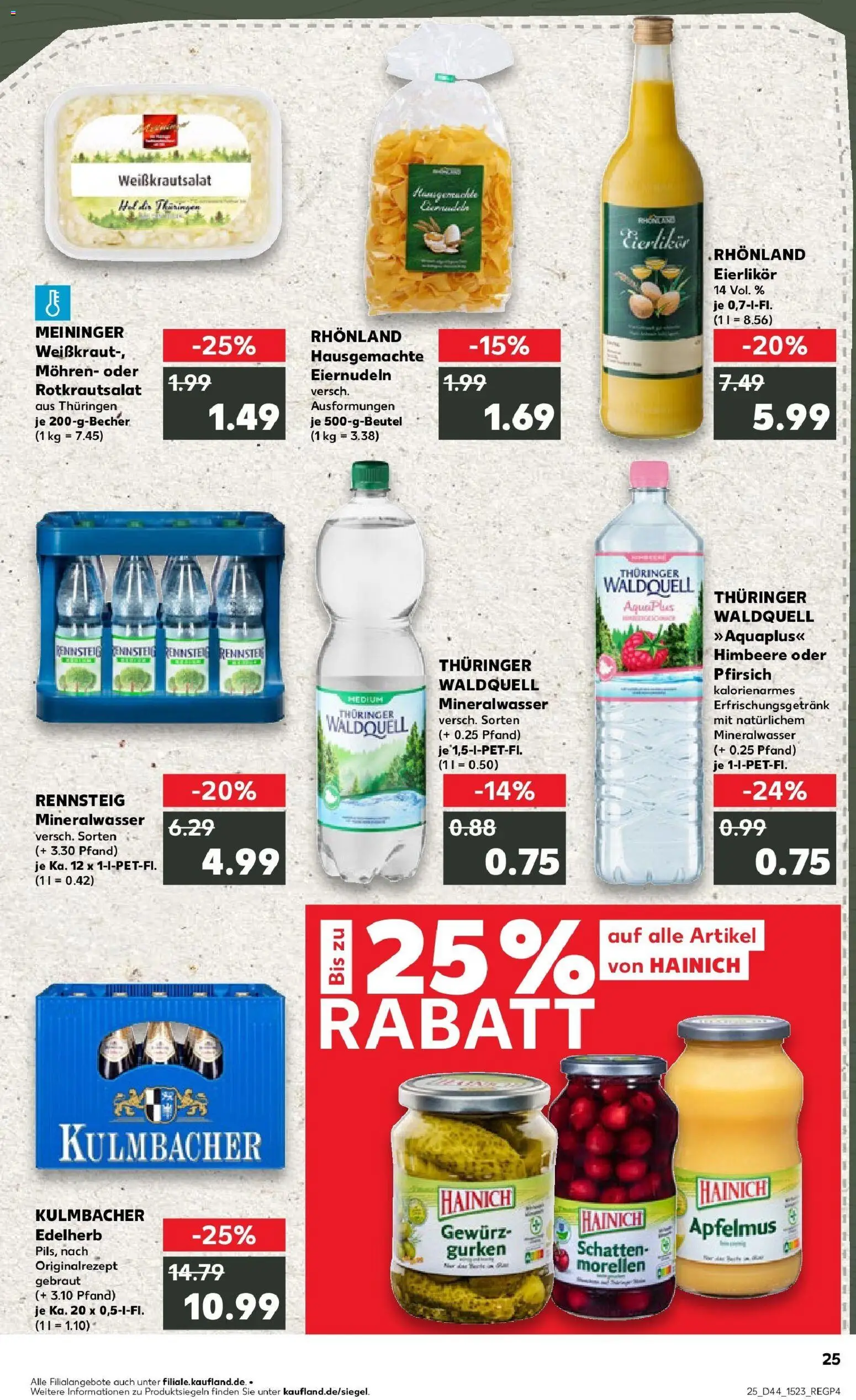 Kaufland prospekt Meiningen	 – gültig ab 30.10.2025 | Seite: 25 | Produkte: Apple, Pfirsich, Himbeere, Gurken