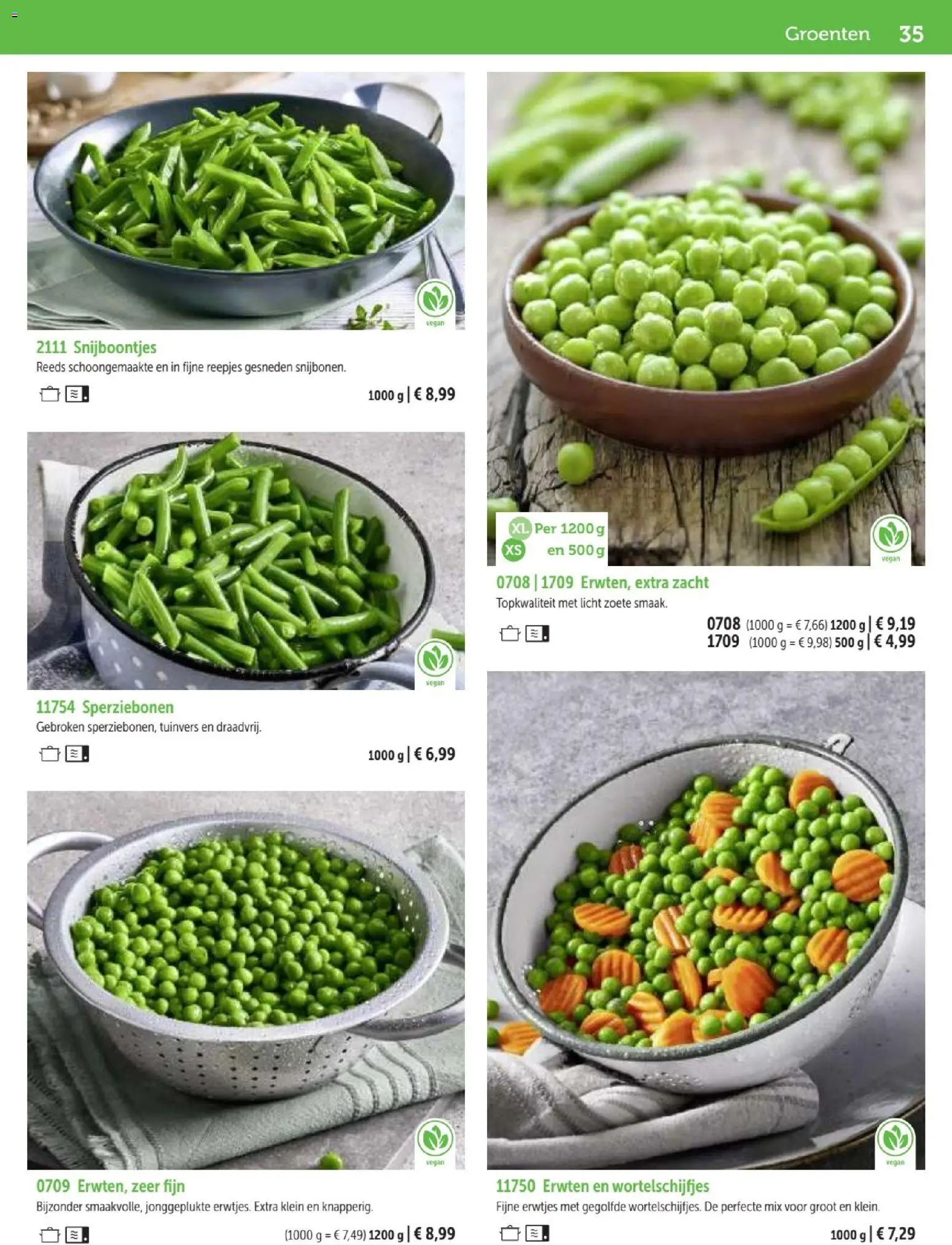 {H1} | Pagina: 35 | Producten: Groenten