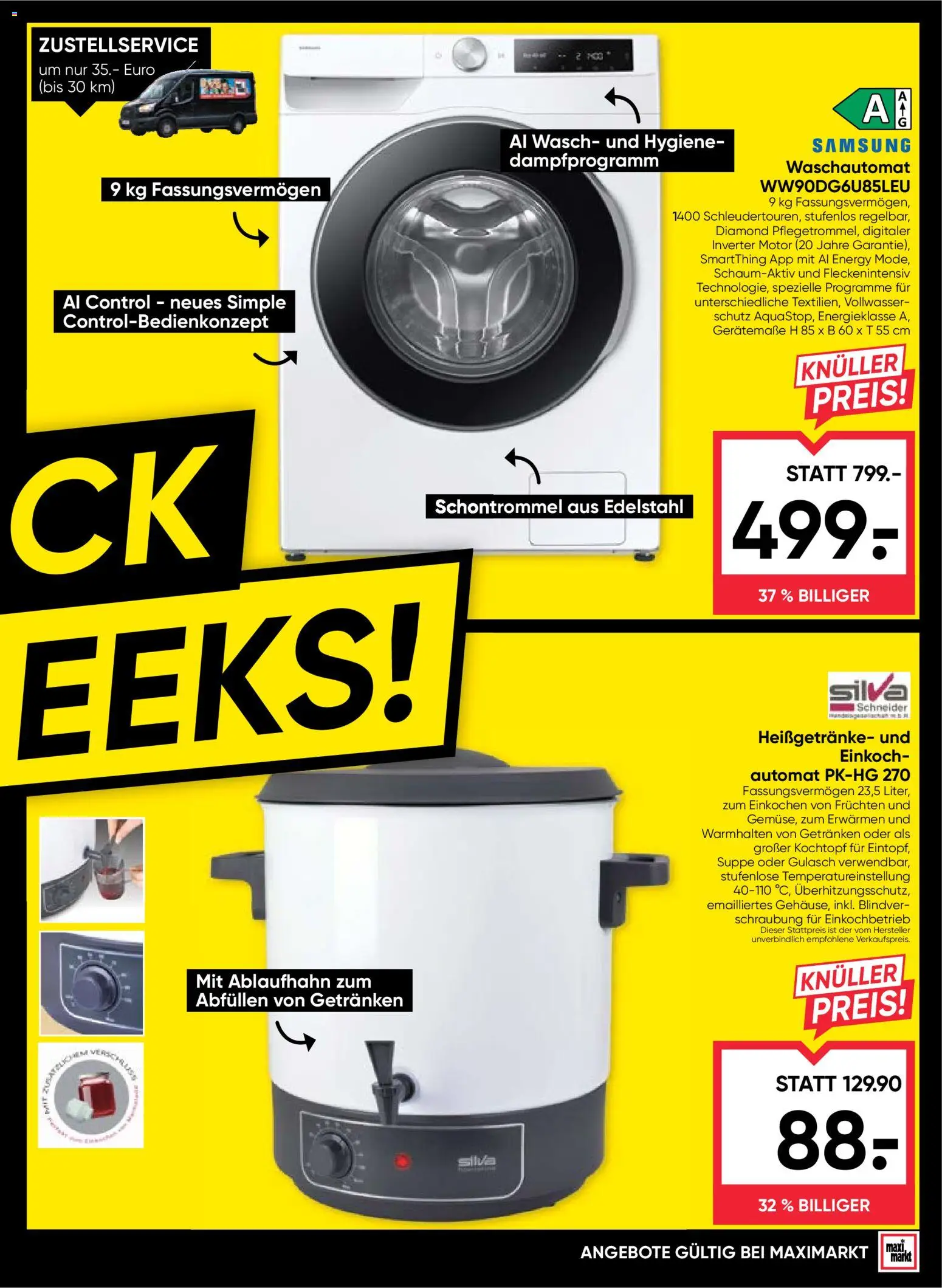 Maximarkt Black Friday gültig ab 06.11.2025 | Seite: 3 | Produkte: Samsung