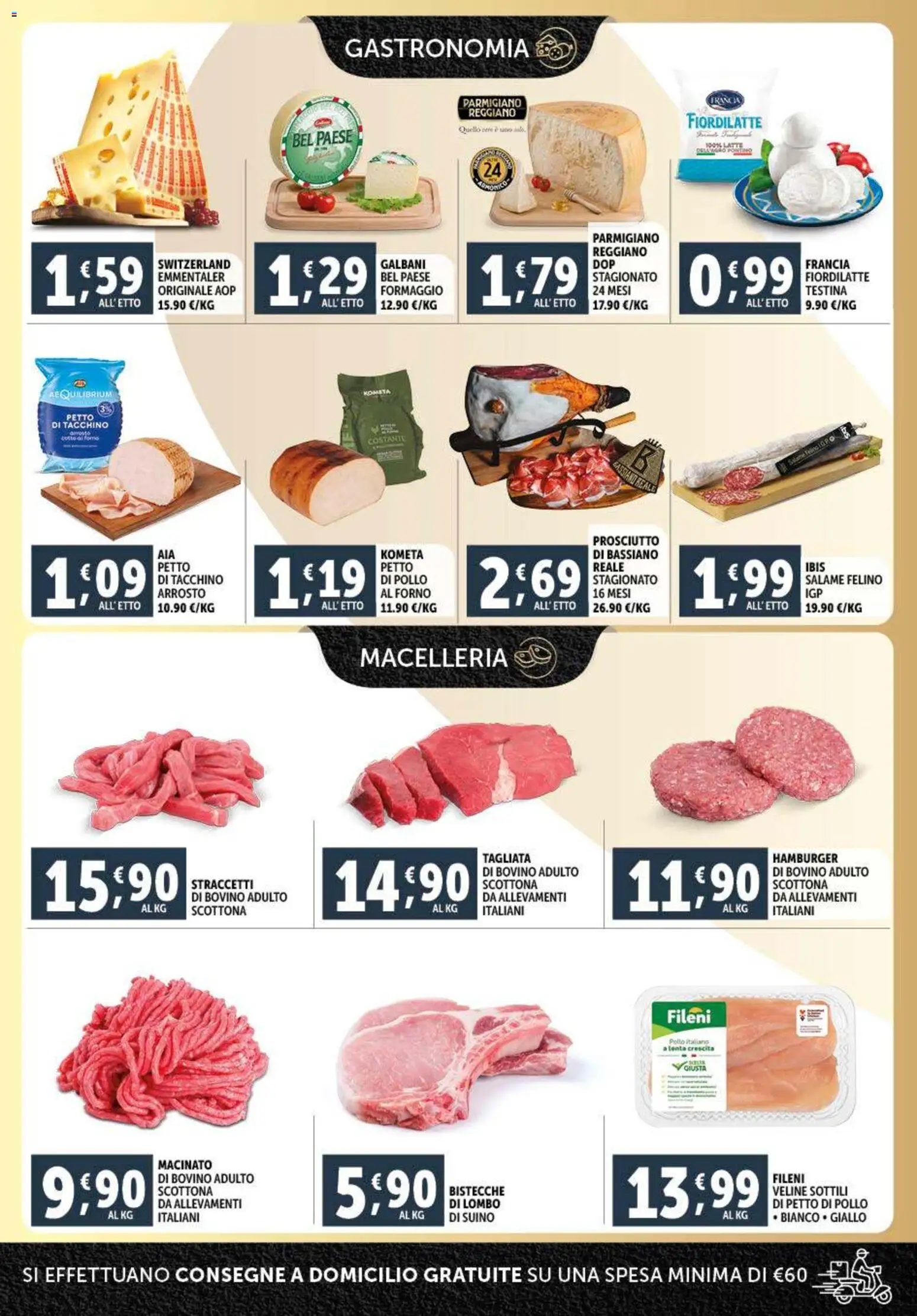 Volantino Decò del 07.11.2025 | Pagina: 3 | Prodotti: Salame, Pollo, Prosciutto, Macinato