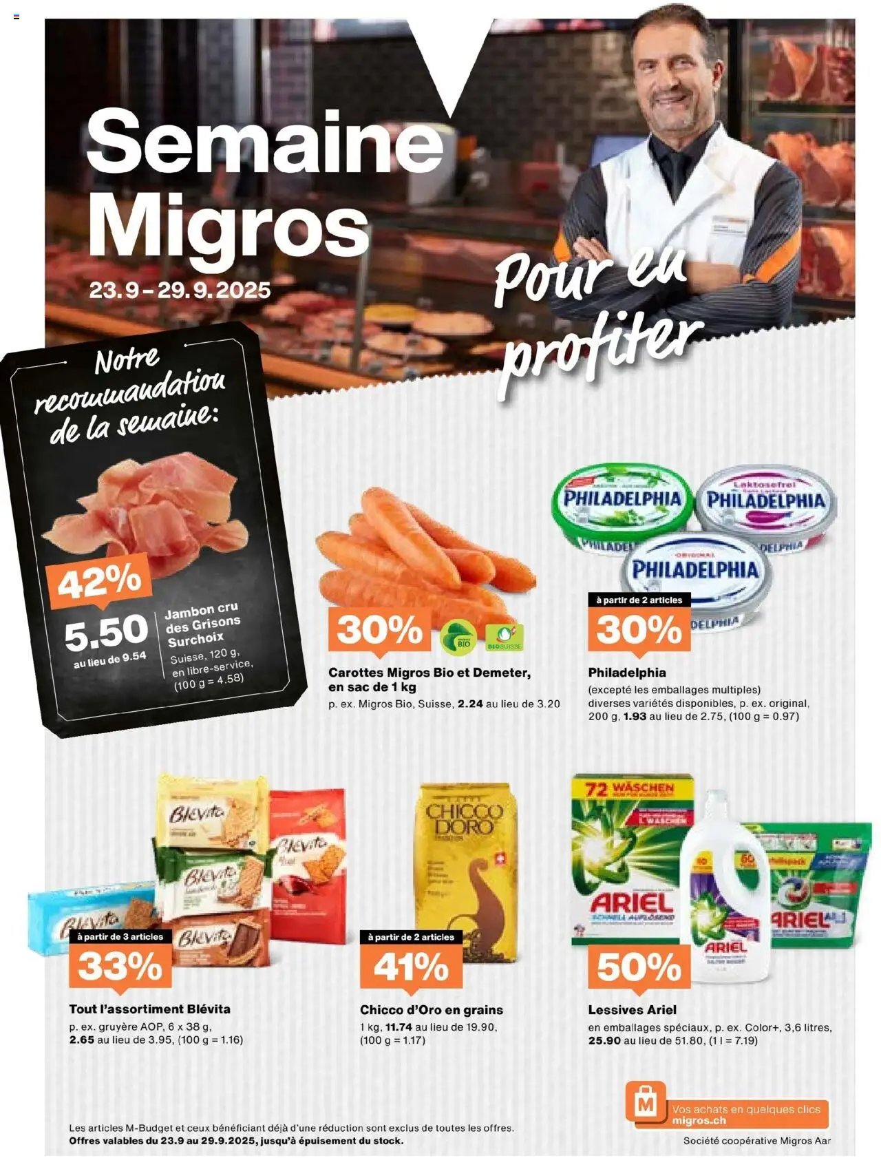 Migros Aktionen FR – gültig ab 23.09.2025 | Seite: 1
