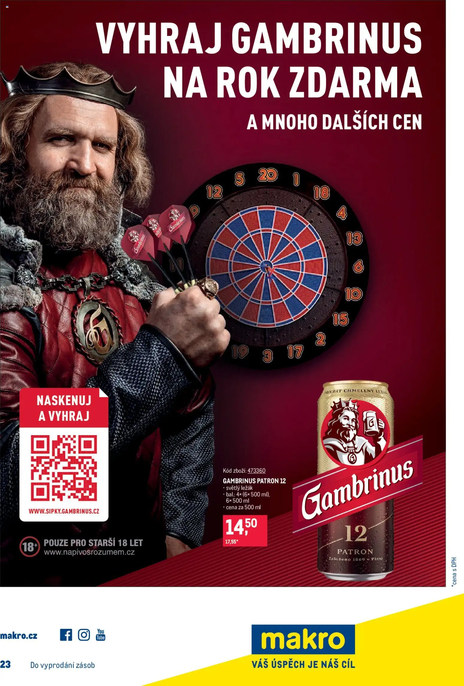Makro leták - Maloobchod od 22.10.2025 | Strana: 17 | Produkty: Gambrinus