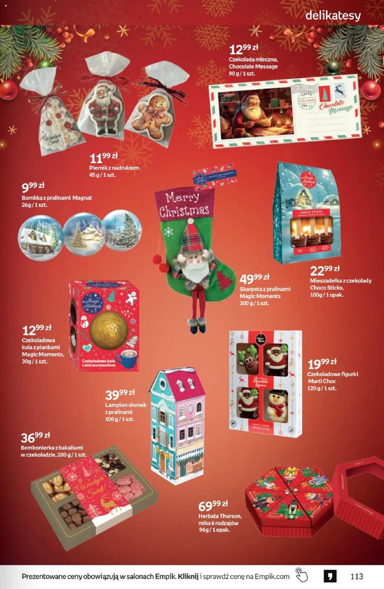 Empik Black Friday od 12.11.2025 | Strona: 113 | Produkty: Czekolady, Czekoladowa, Czekolada mleczna, Delikatesy