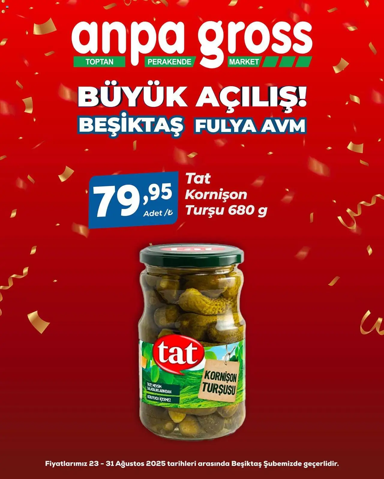 Anpa Gross Büyük Açılış - 23.08.2025 tarihinden itibaren geçerlidir | Sayfa: 52