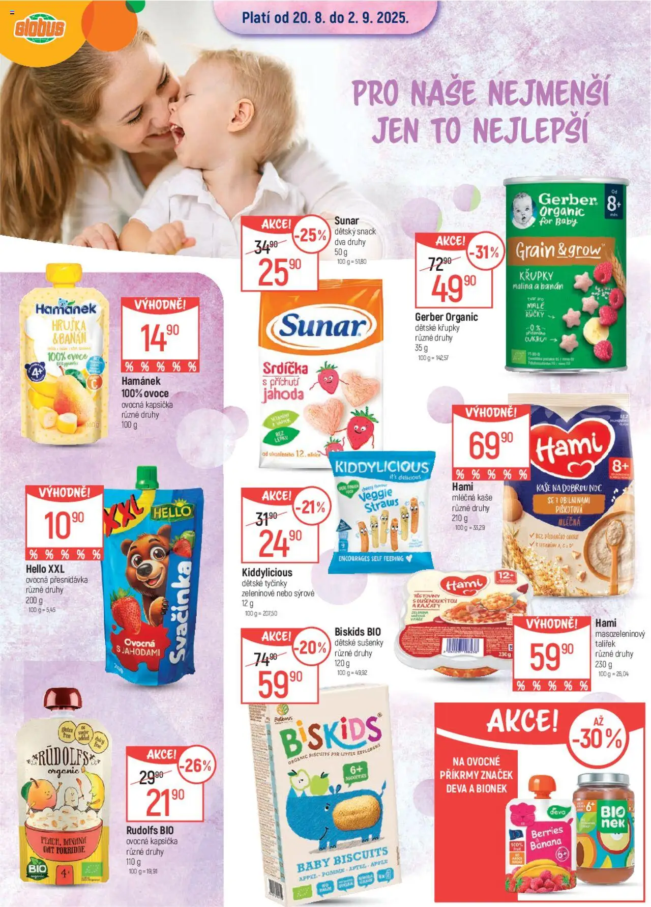 Globus leták od 20.08.2025 | Strana: 11 | Produkty: Veggie, Globus, Tyčinky, Vitamíny