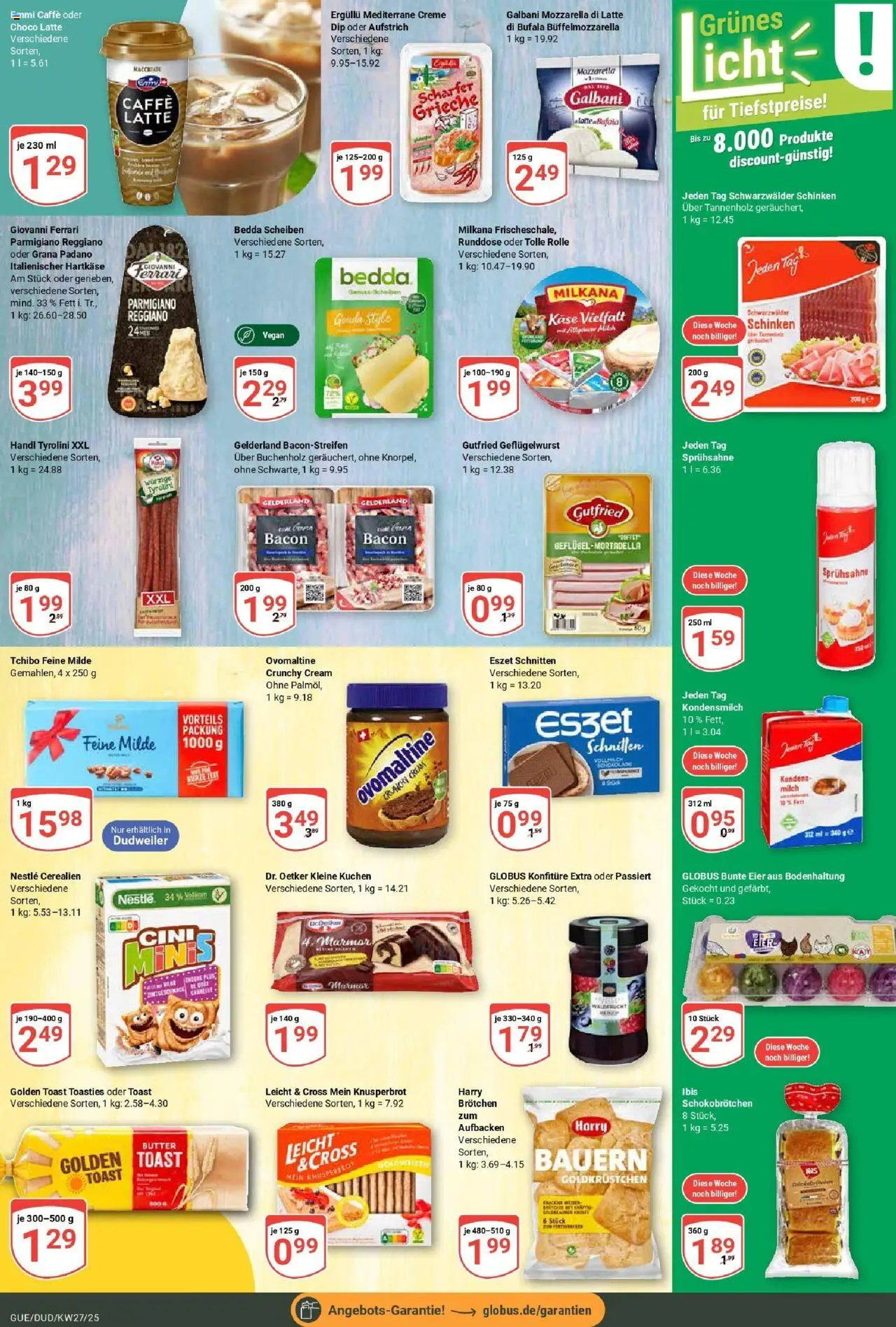 Globus prospekt Saarbrücken-Güdingen	 - gültig ab dem 29.06.2025 | Seite: 20 | Produkte: Ovomaltine, Milch, Milkana, Salami