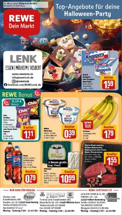 Rewe prospekt Mülheim An Der Ruhr	 ab 26.10.2025 gültig