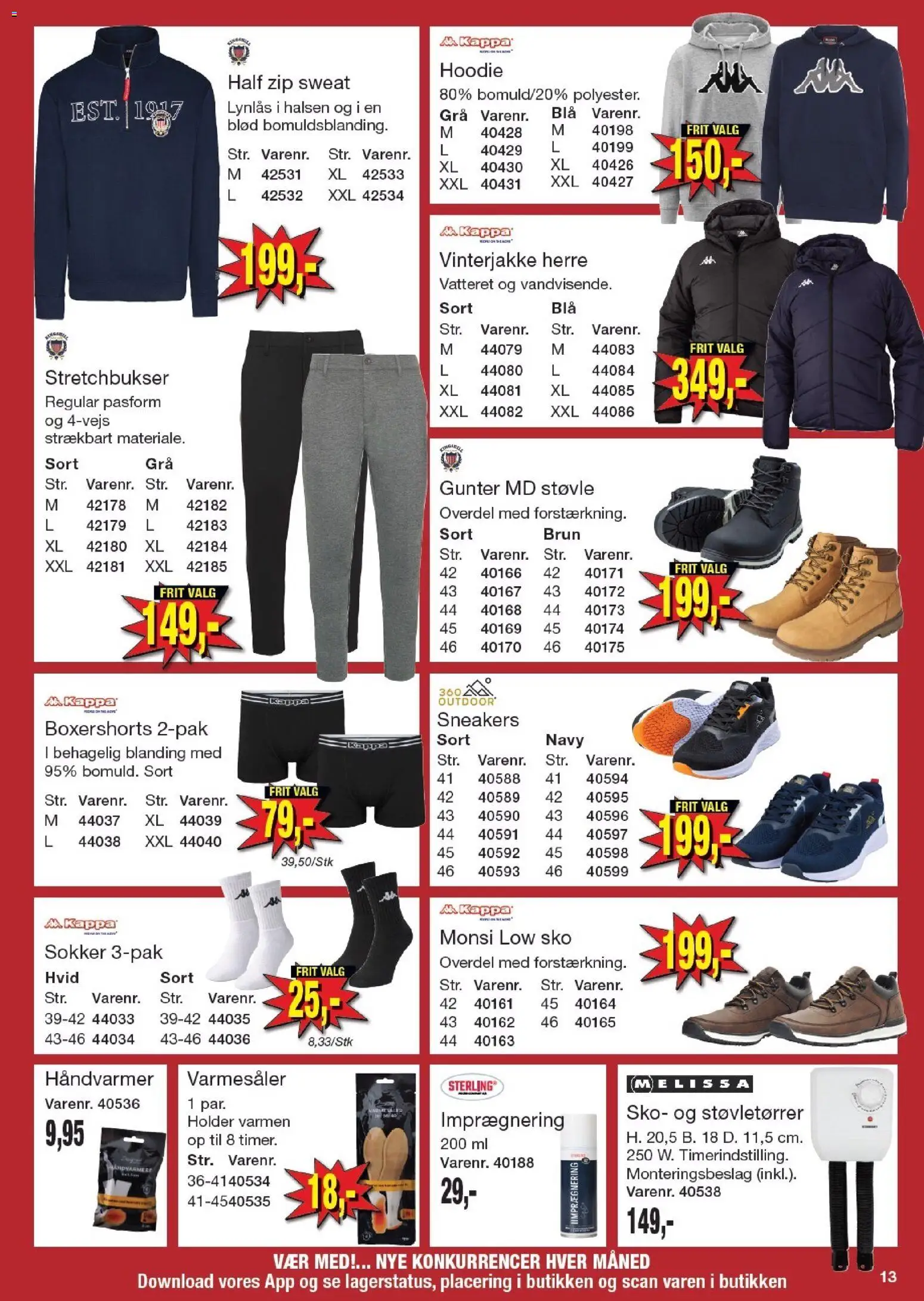 Harald Nyborg tilbudsavis – gyldig fra 13.11.2025 | Side: 13 | Produkter: Sokker, Sneakers, Sko