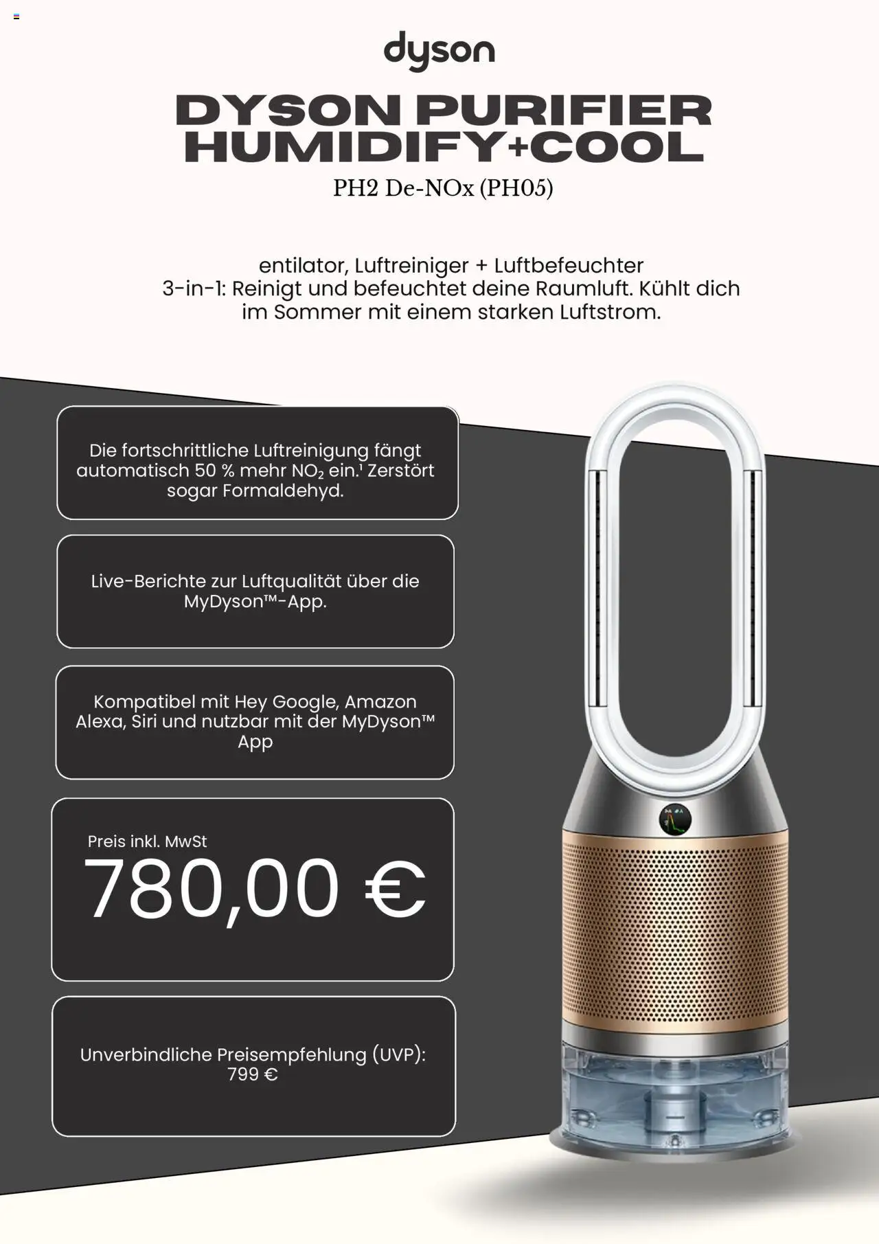 Dyson Prospekt 	 - gültig ab dem 08.08.2025 | Seite: 3 | Produkte: Dyson, Luftreiniger