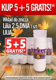 Pogląd oferty "Prim Market Promocja - Wkład Do Zniczy Lilia 2,5 Dnia" - ważna od 24.10.2025