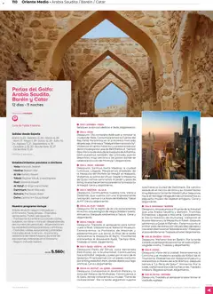 Vista previa Viajes El Corte Inglés Africa y Oriente Medio válido desde el 01.01.2026 | Página: 110