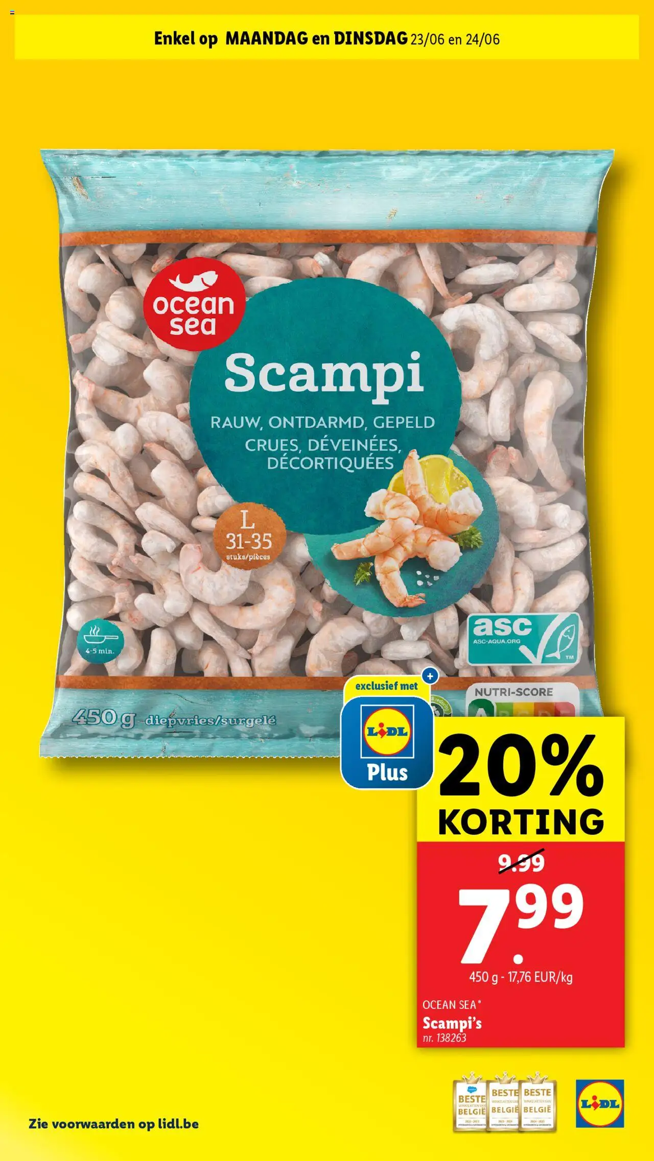  | Pagina: 60 | Producten: Scampi